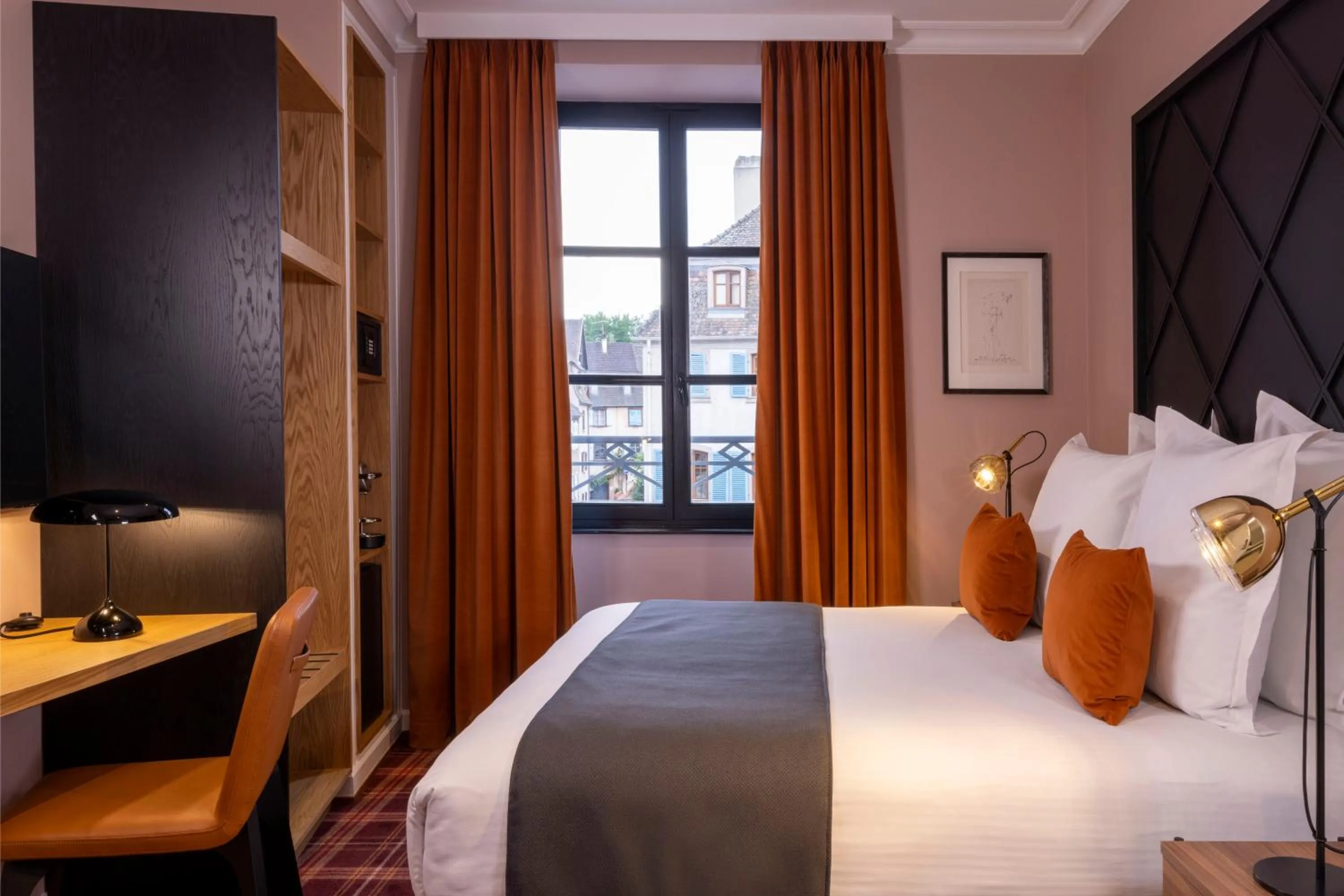 Bedroom, Bed in Hotel Le Colombier