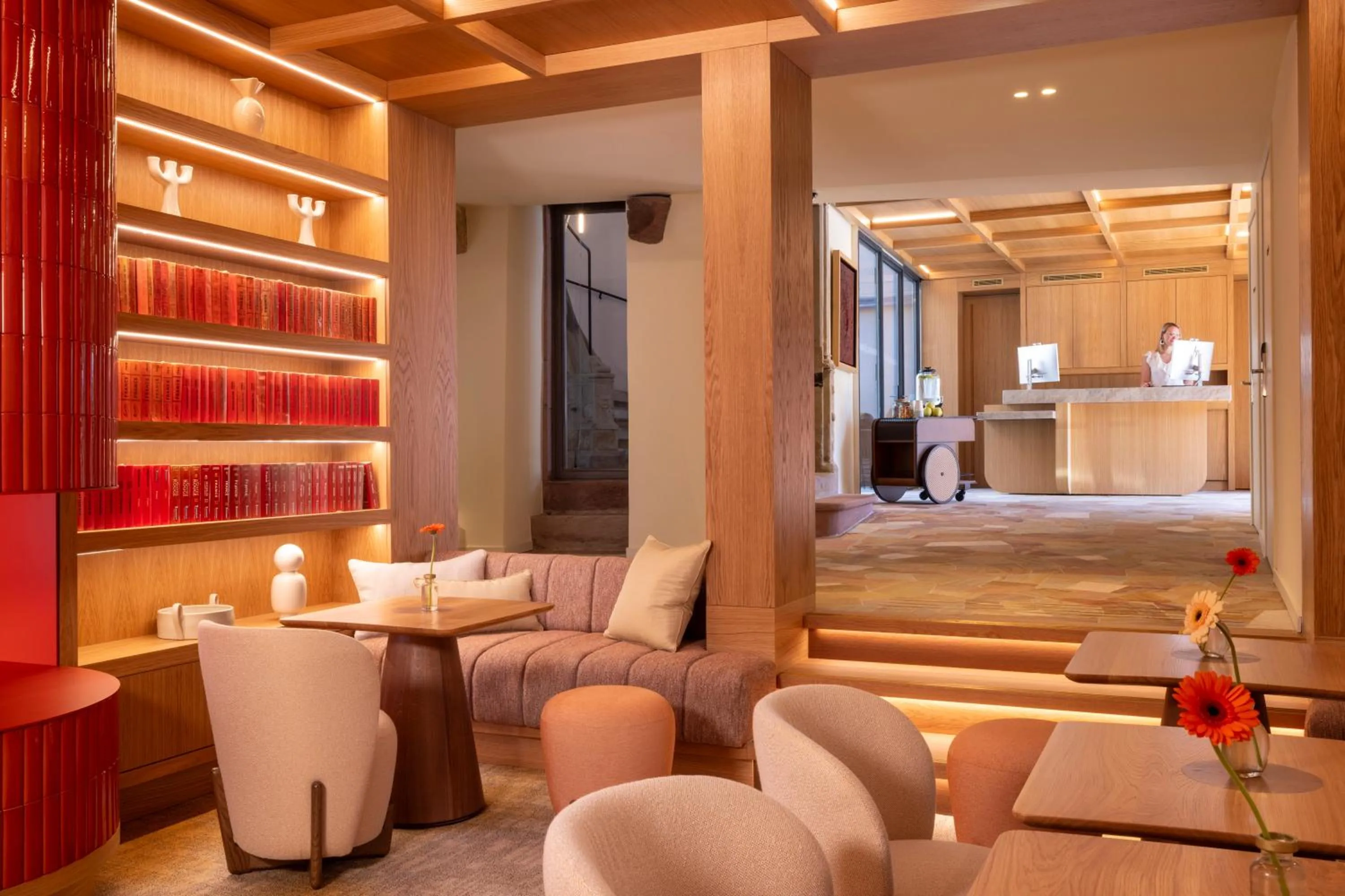 Lobby or reception in Hotel Le Colombier