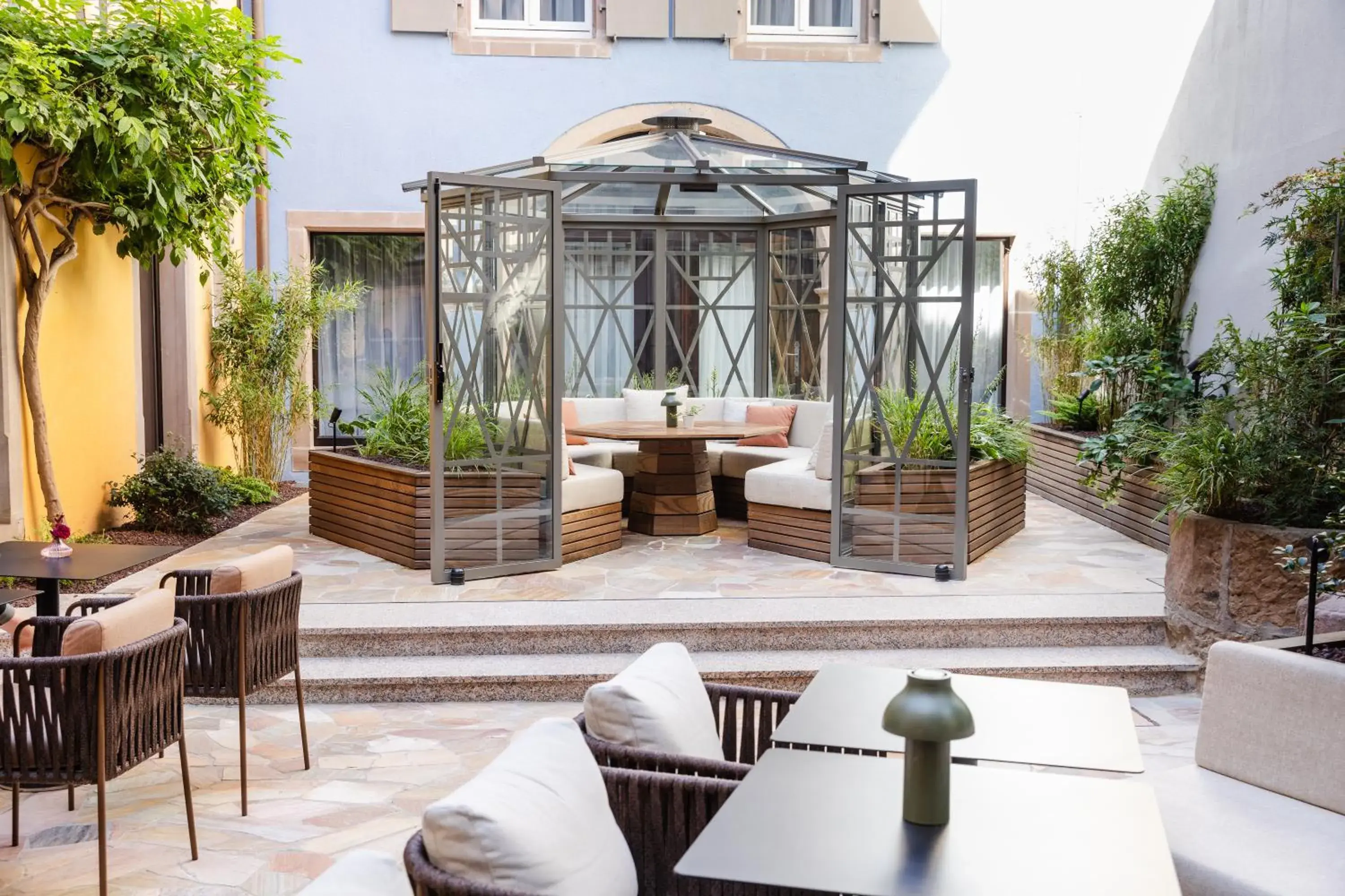 Property building in Hotel Le Colombier Property building in Hotel Le Colombier