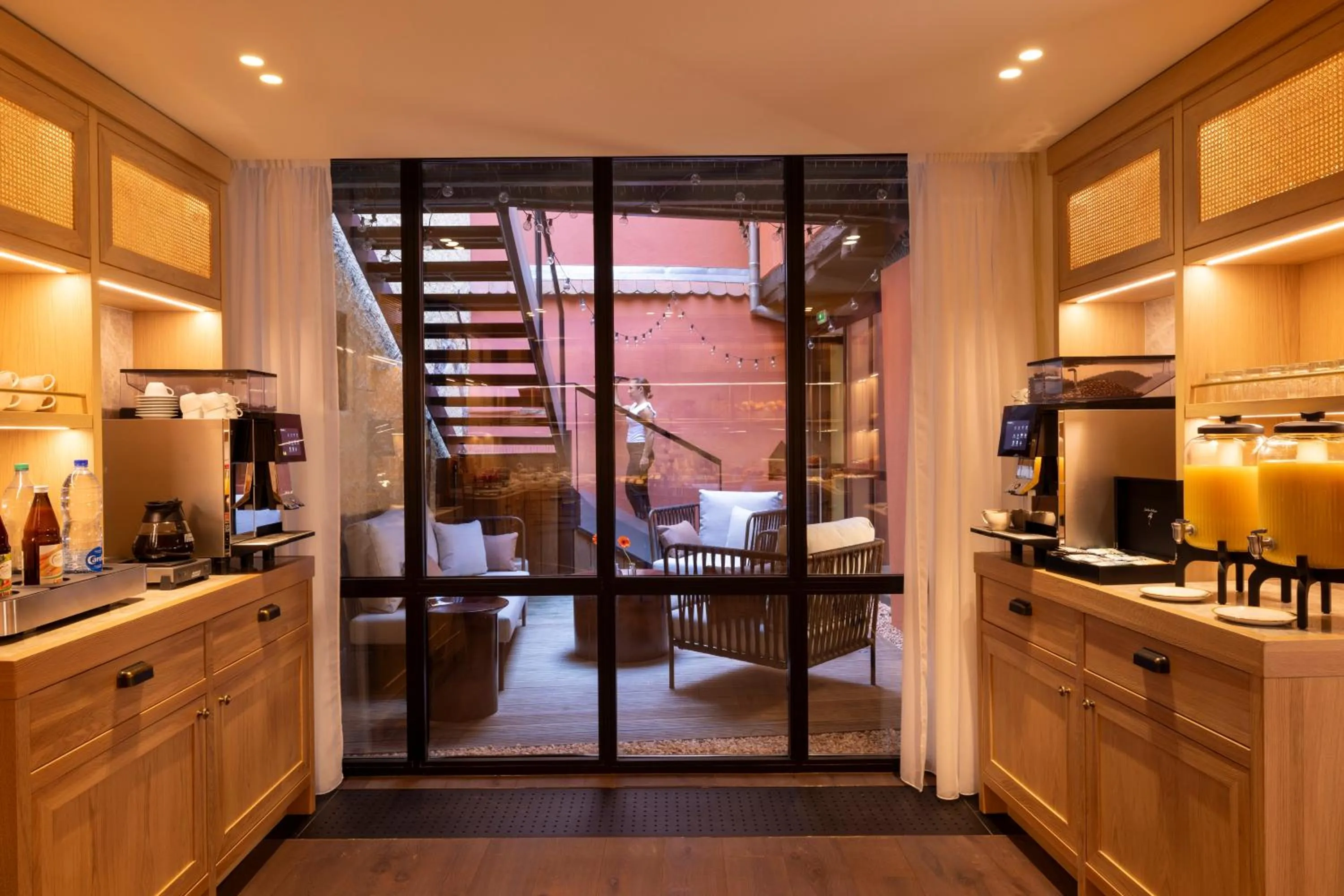 Buffet breakfast in Hotel Le Colombier