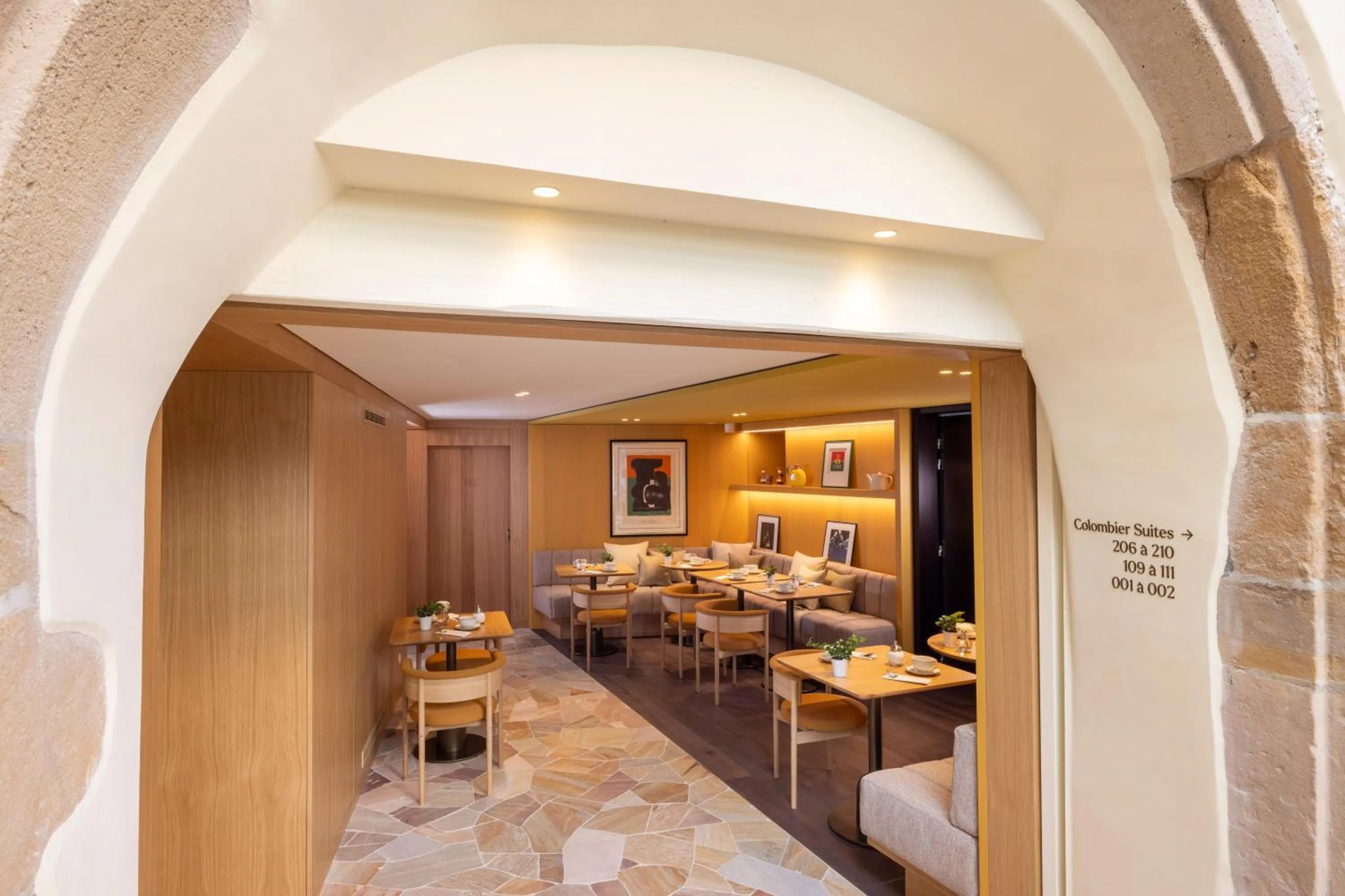 Breakfast in Hotel Le Colombier