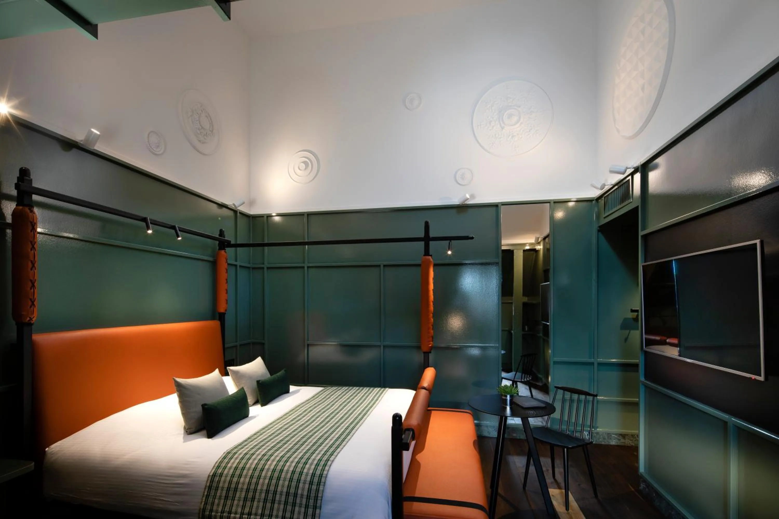 Bedroom, Bed in Hotel Le Colombier