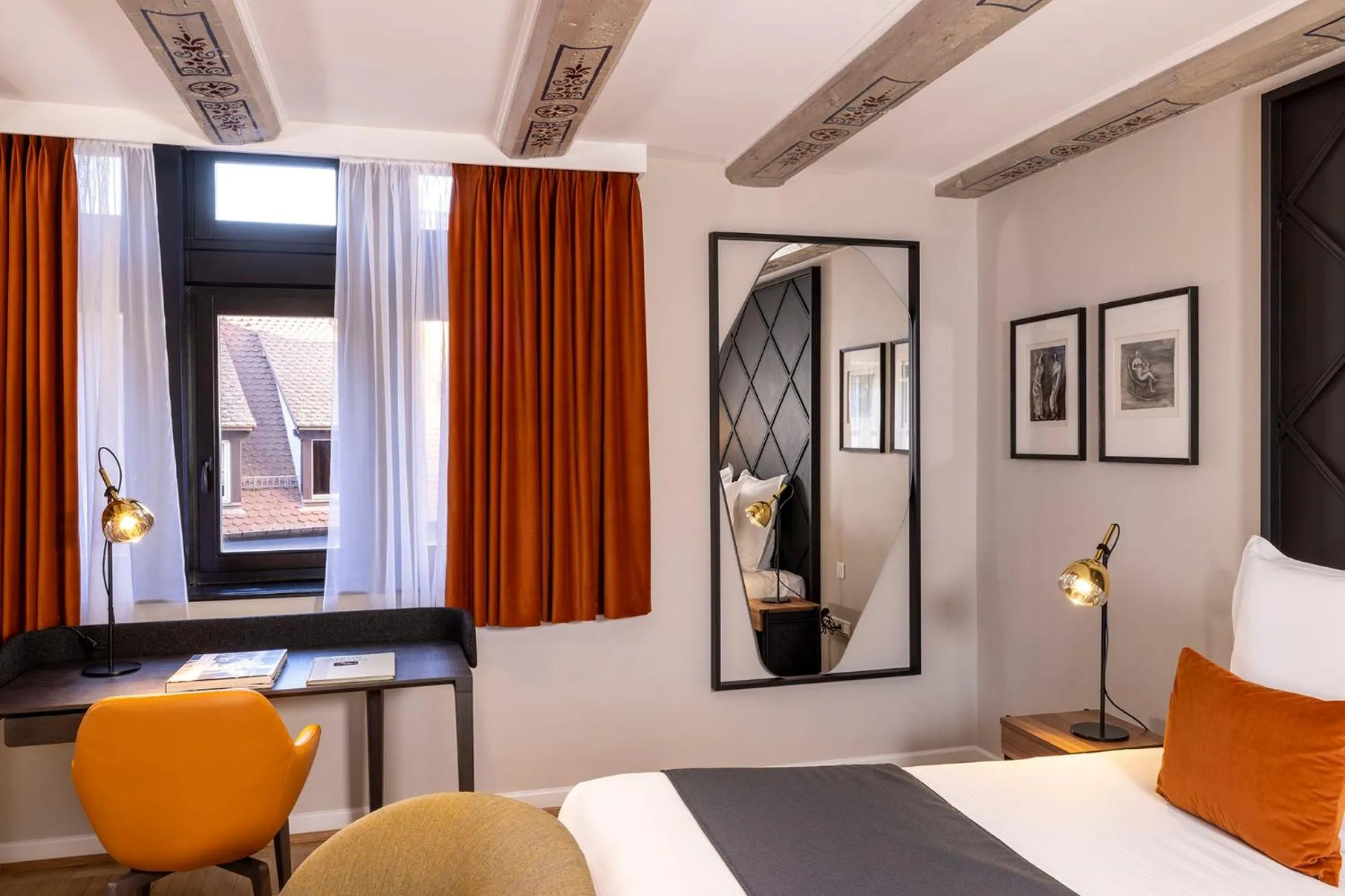 Bedroom, Bed in Hotel Le Colombier