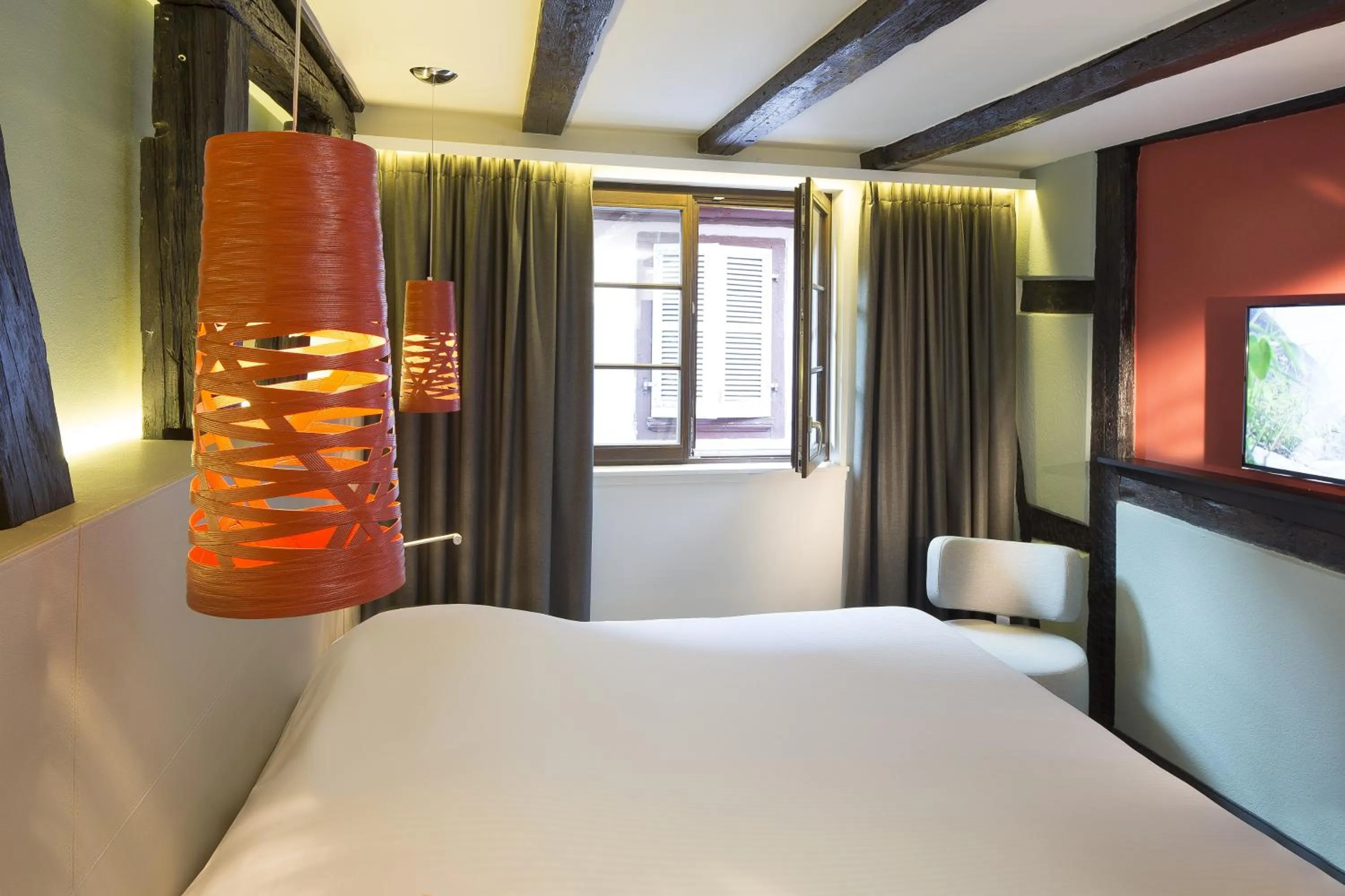 Bed in Hotel Le Colombier