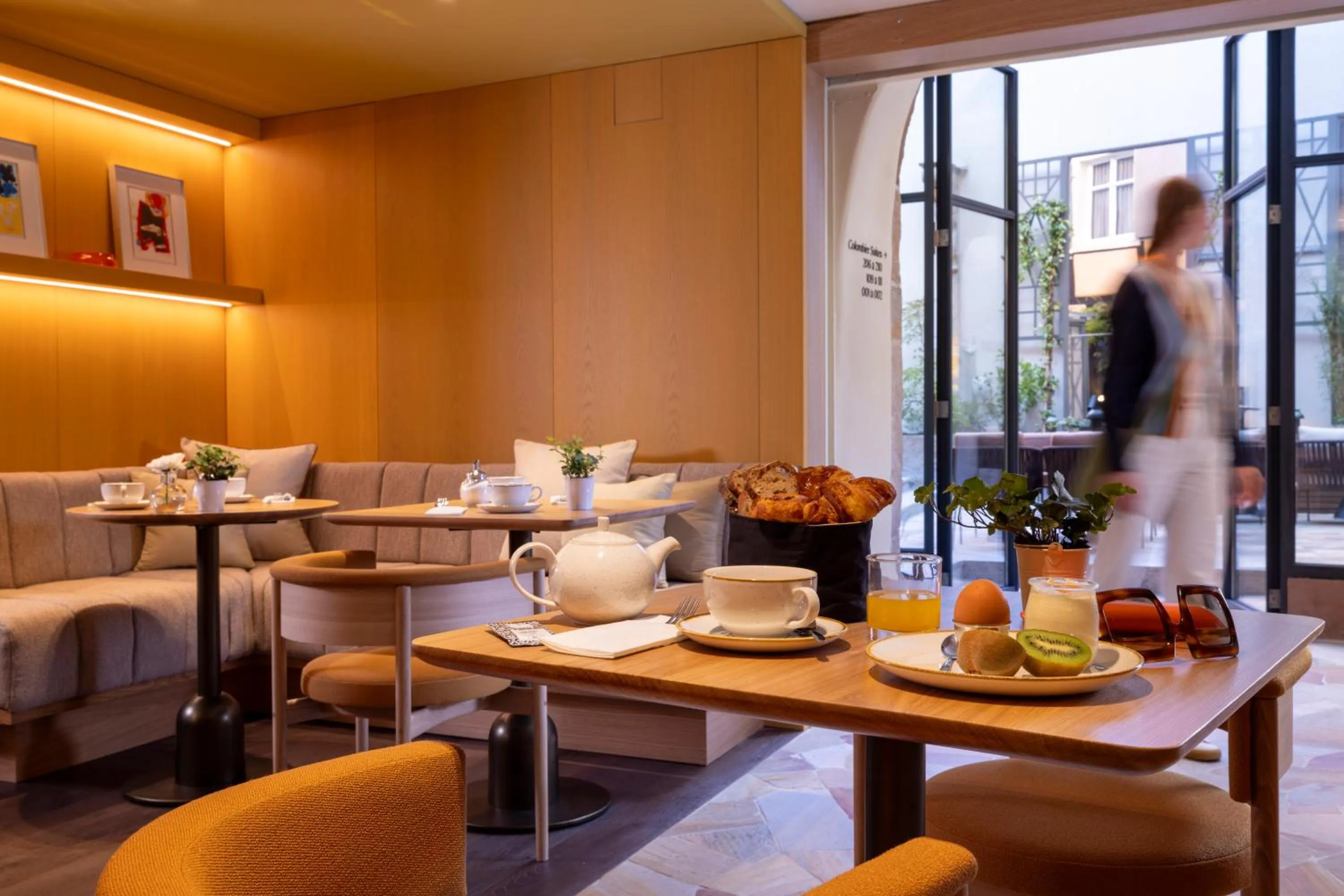 Breakfast in Hotel Le Colombier