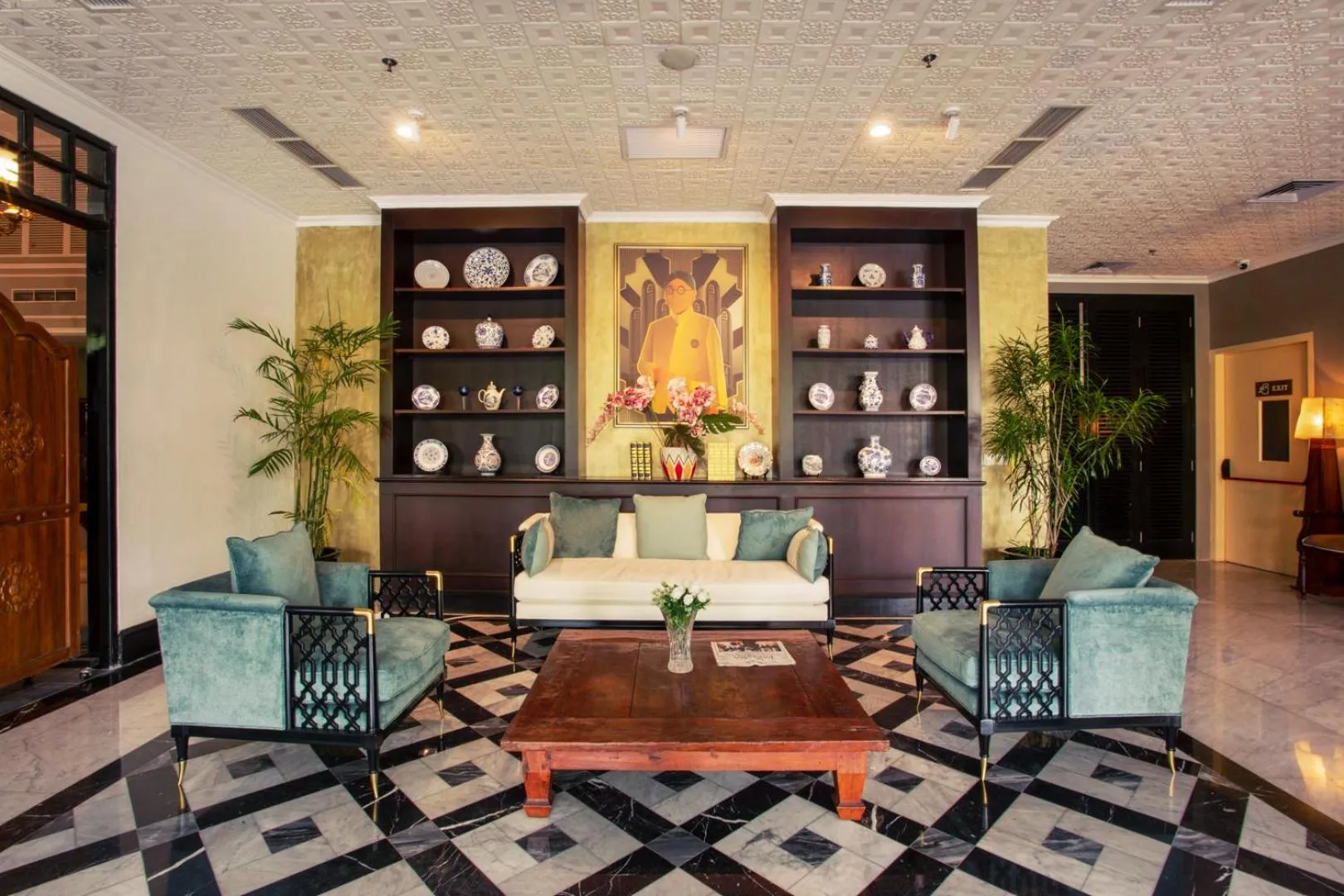 Lobby or reception in Hotel Des Indes Menteng