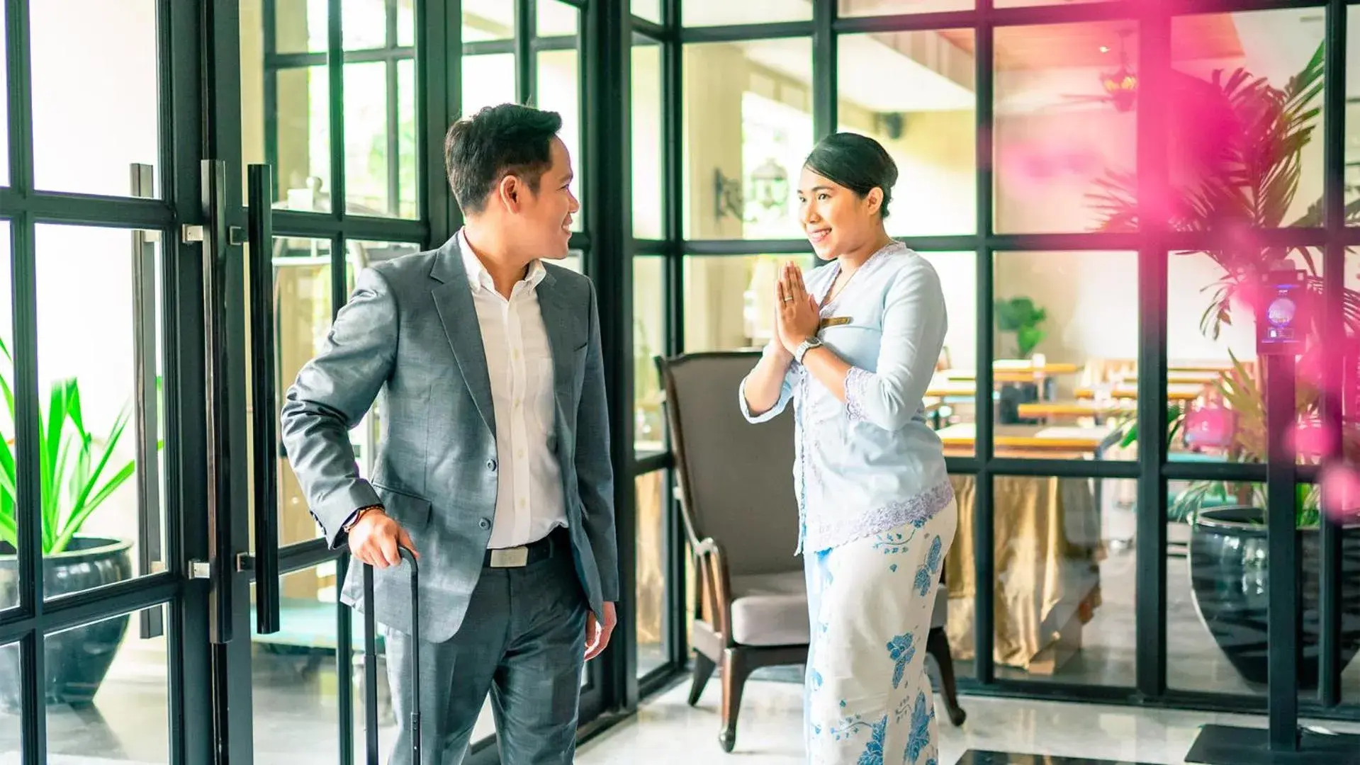 Lobby or reception in Hotel Des Indes Menteng Lobby or reception in Hotel Des Indes Menteng