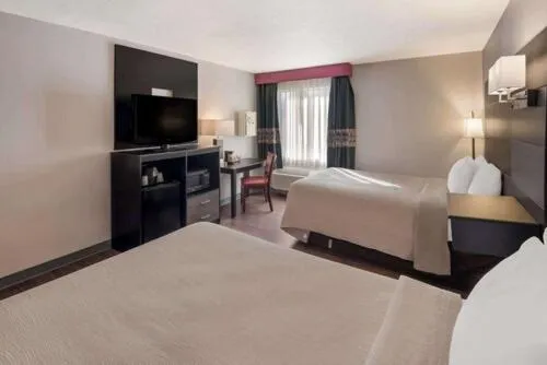 Bed in Quality Inn & Suites Cincinnati I-275
