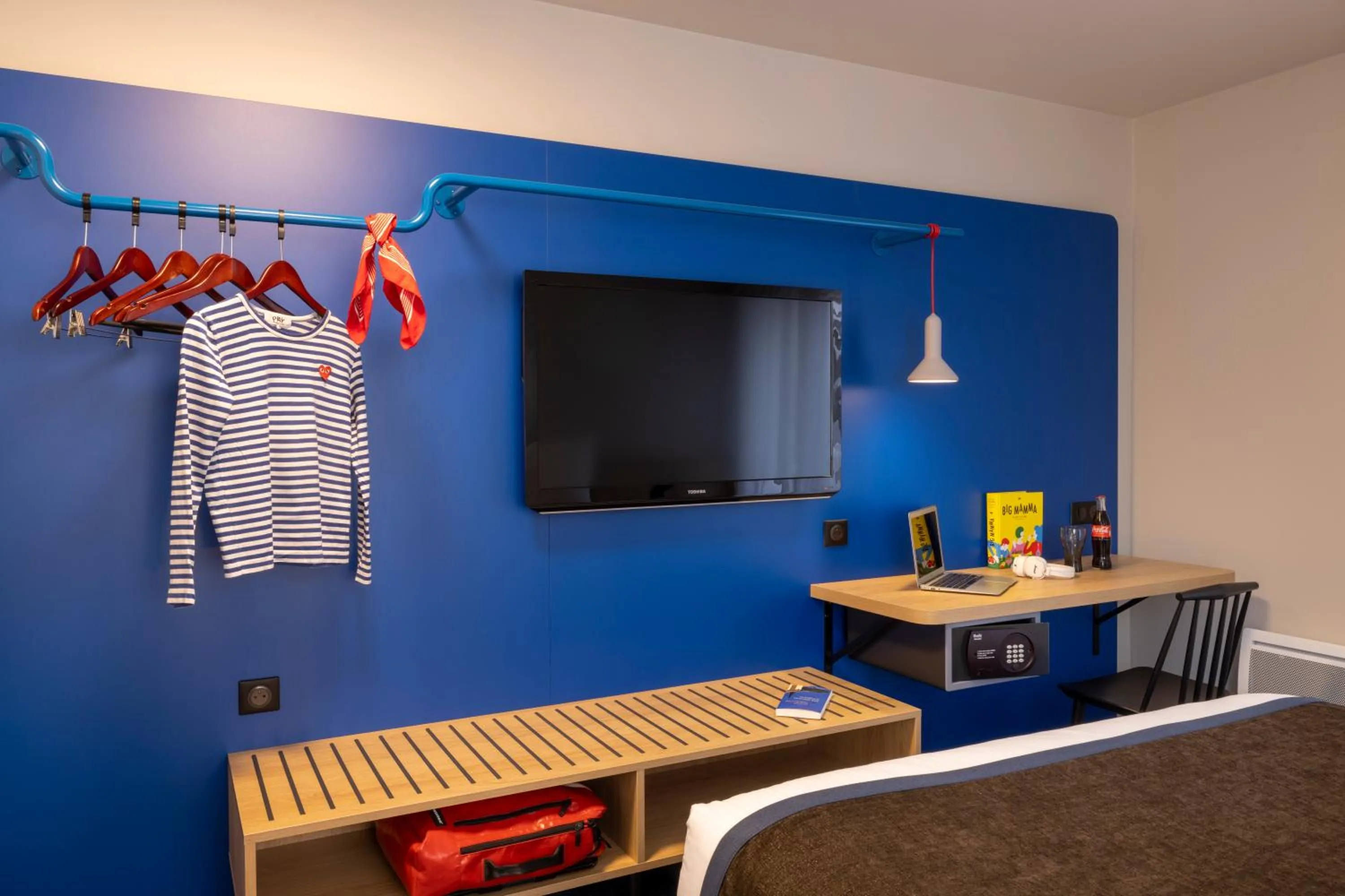 Bedroom in Hotel Le Bugatti