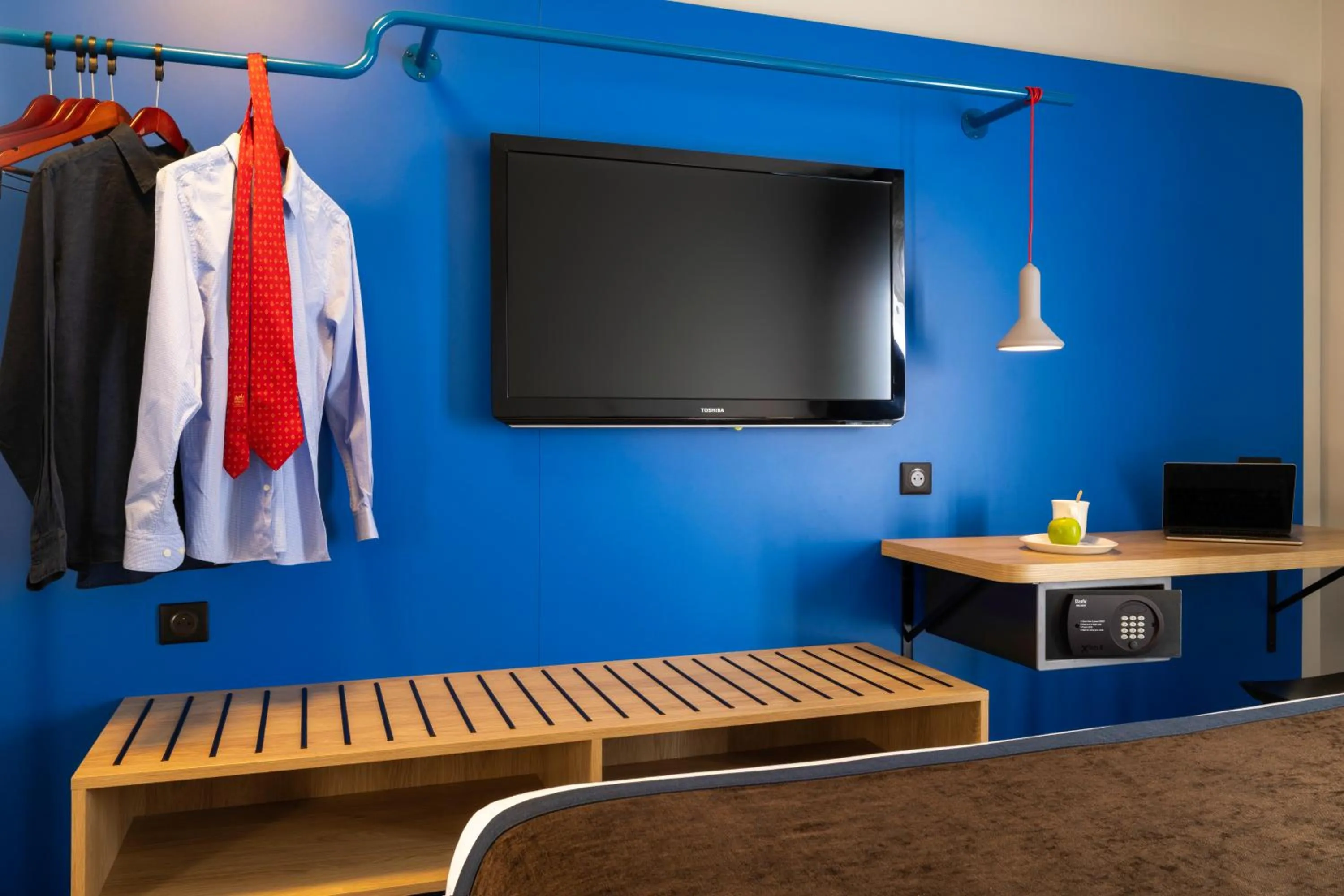 Bedroom in Hotel Le Bugatti