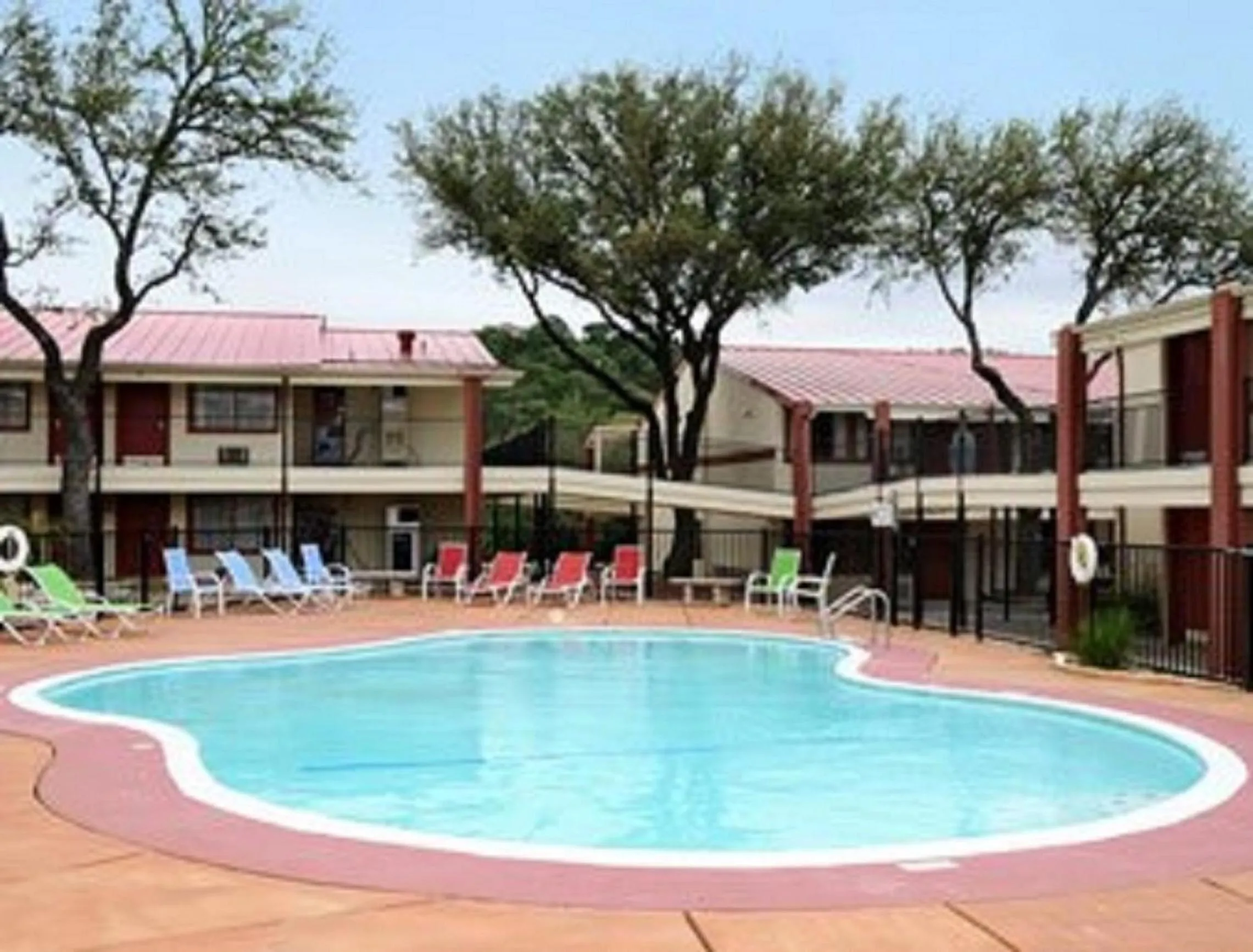 Swimming pool in Super 8 by Wyndham Kerrville TX