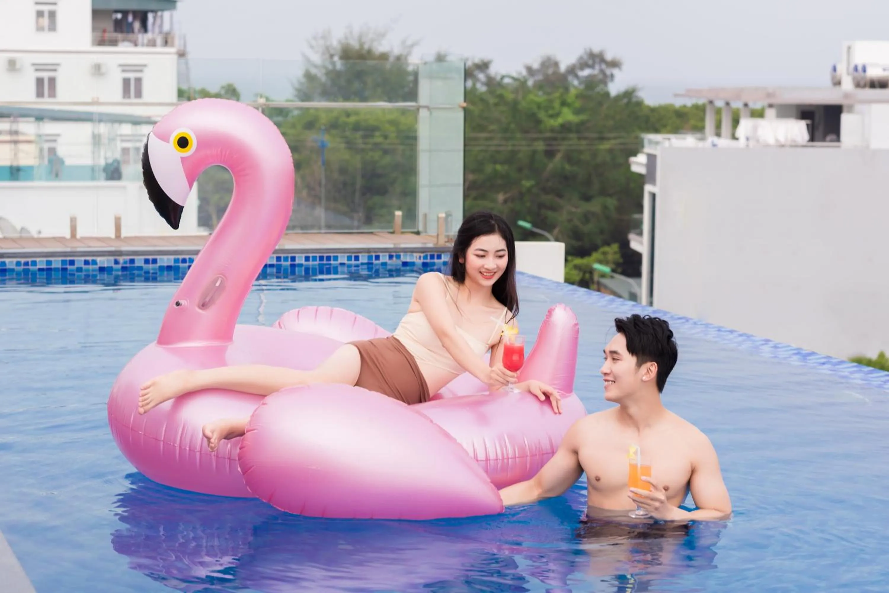 Swimming pool in Minh Chau Pearl Hotel & Spa - Quan Lan Island