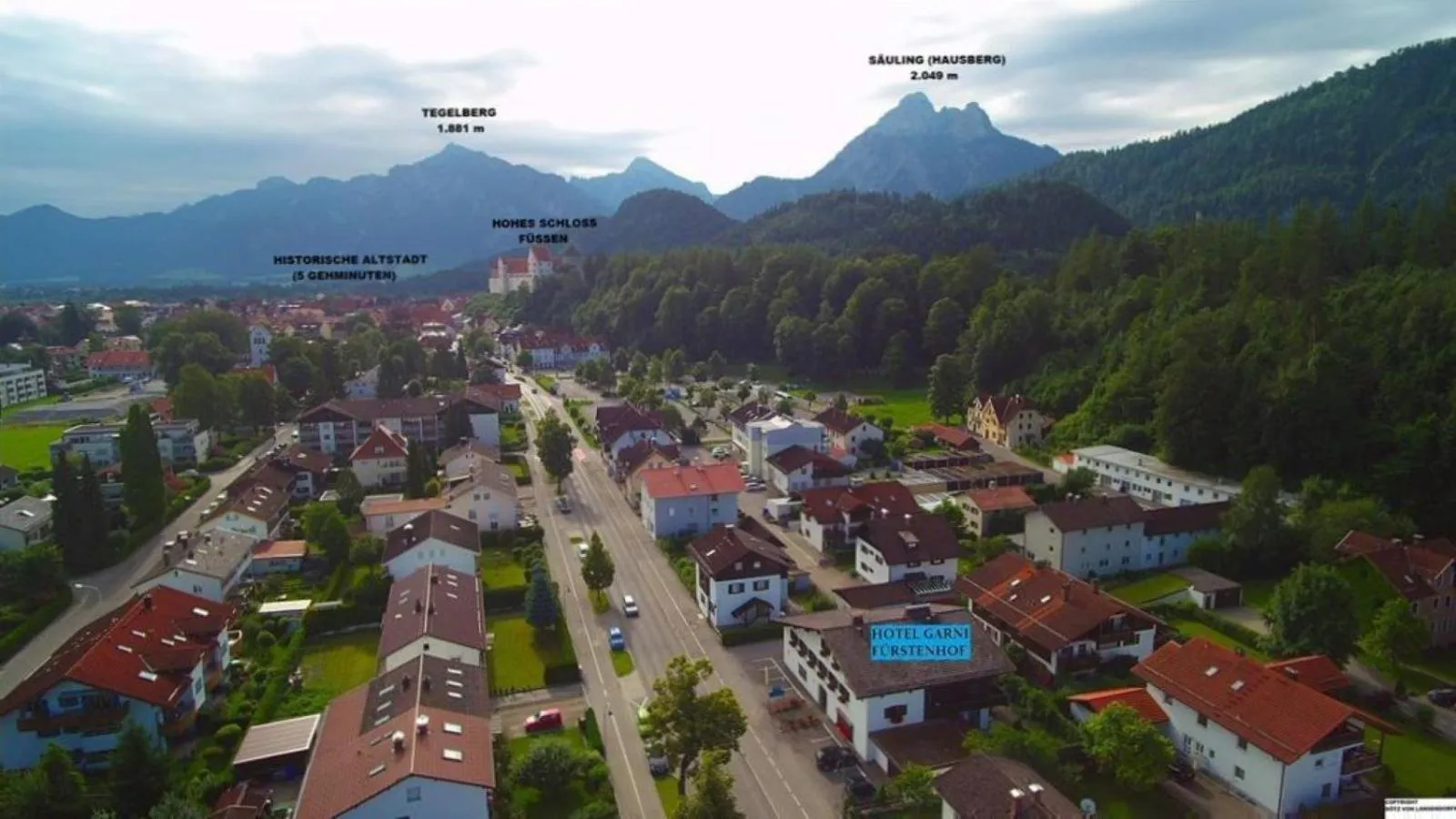 Property building in Hotel Fürstenhof