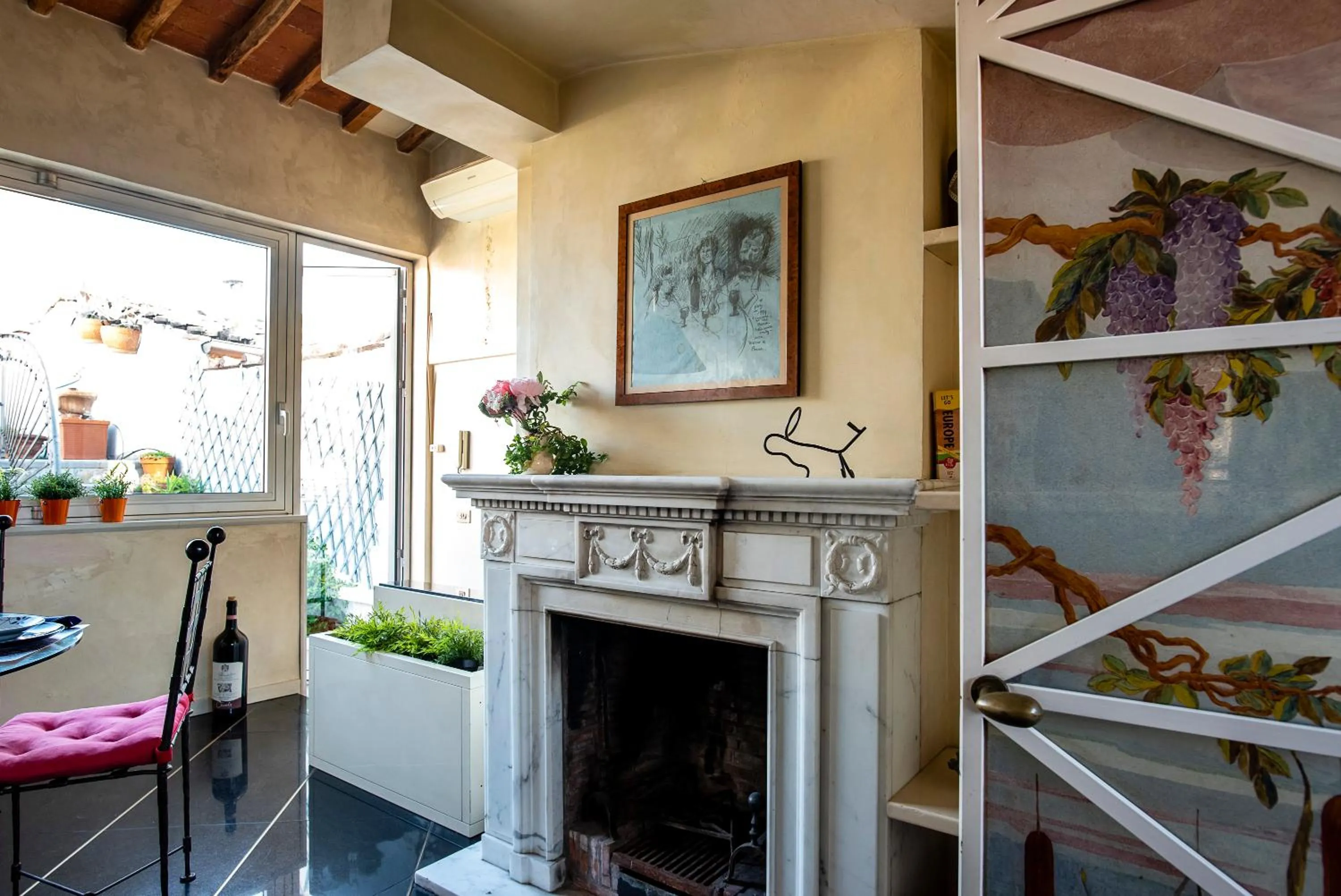 Kitchen or kitchenette in Borgo San Lorenzo Attico Duomo