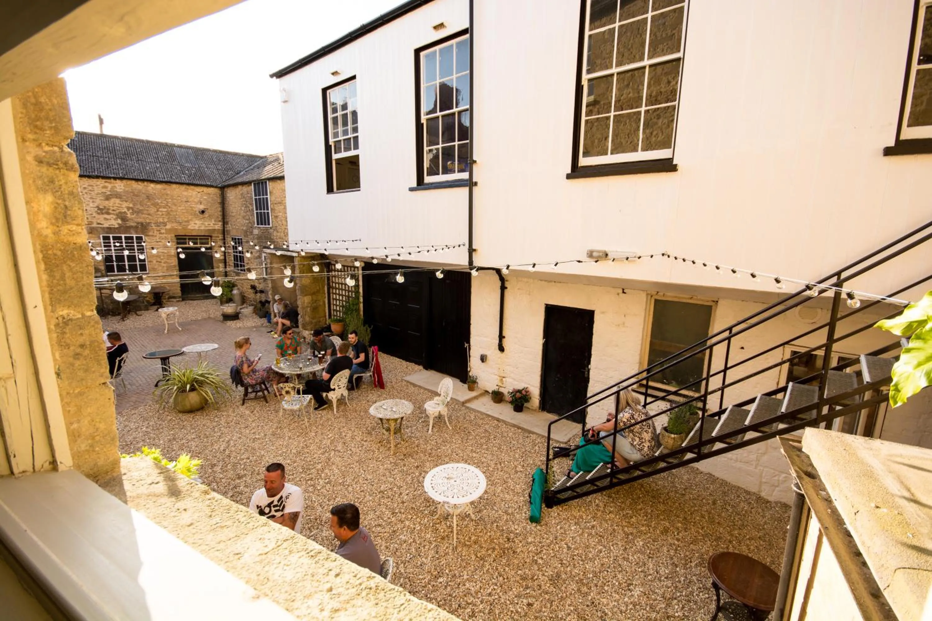 Patio in The Crooked Swan