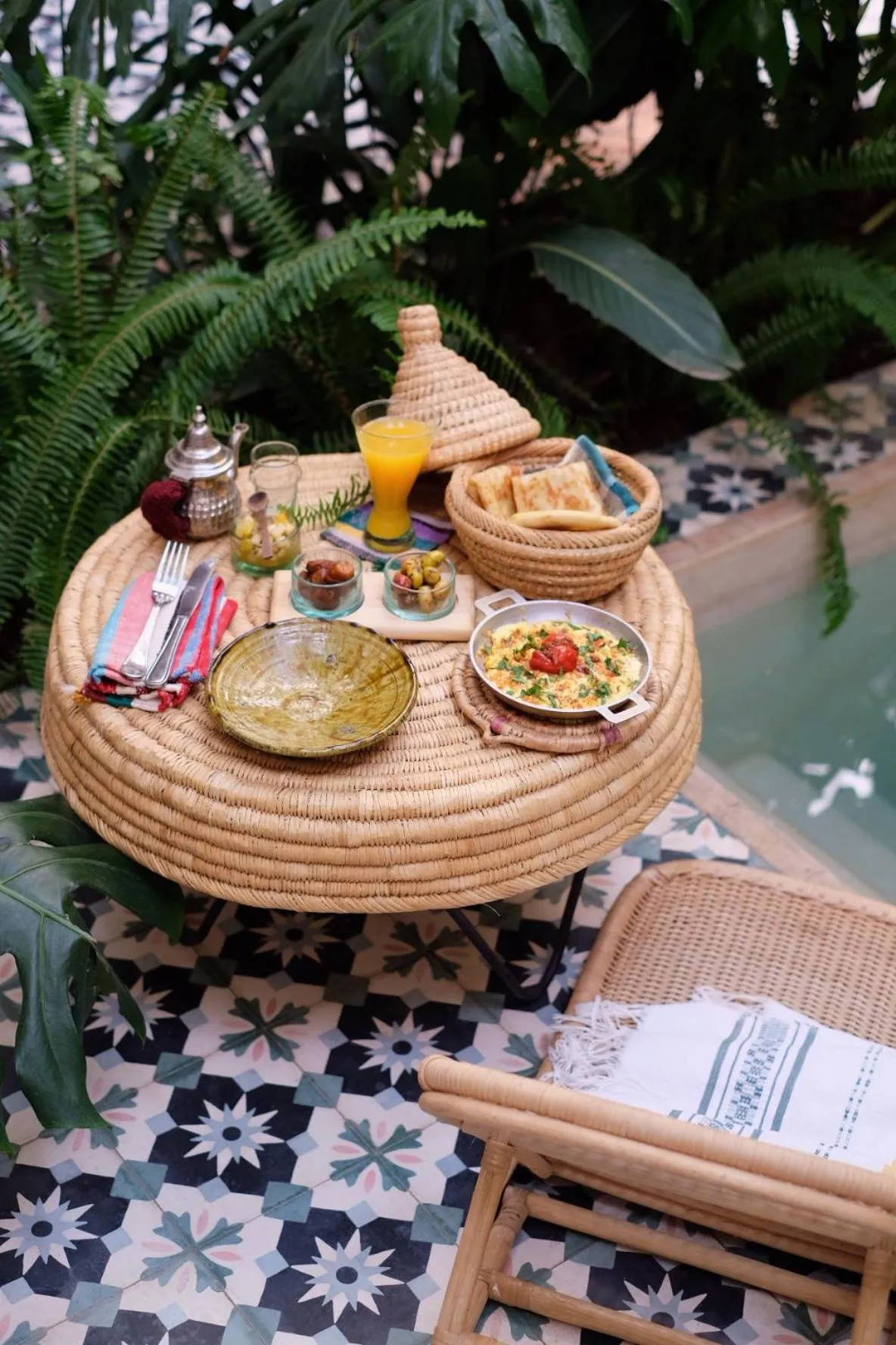 Breakfast in Riad L'Atelier