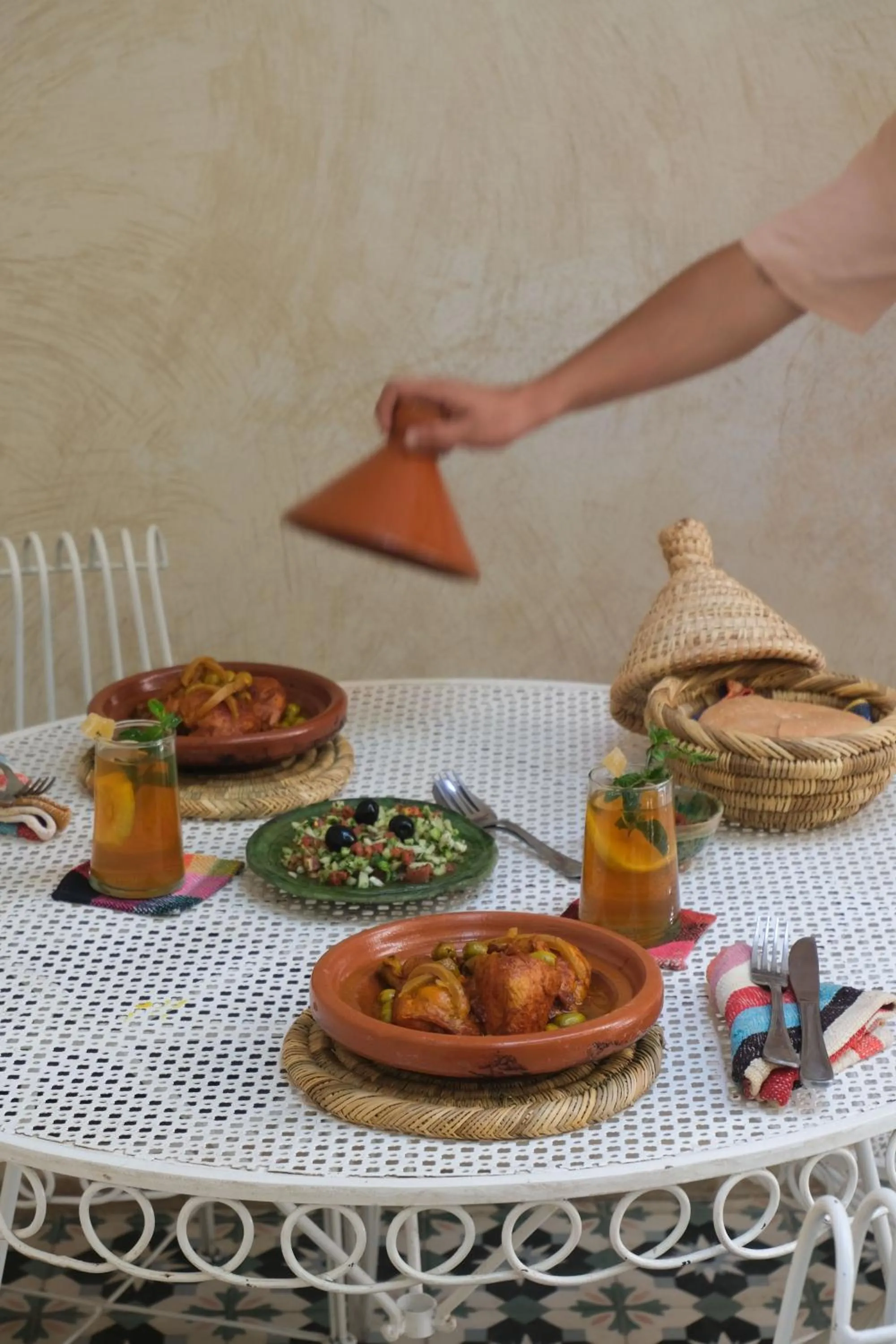 Lunch in Riad L'Atelier