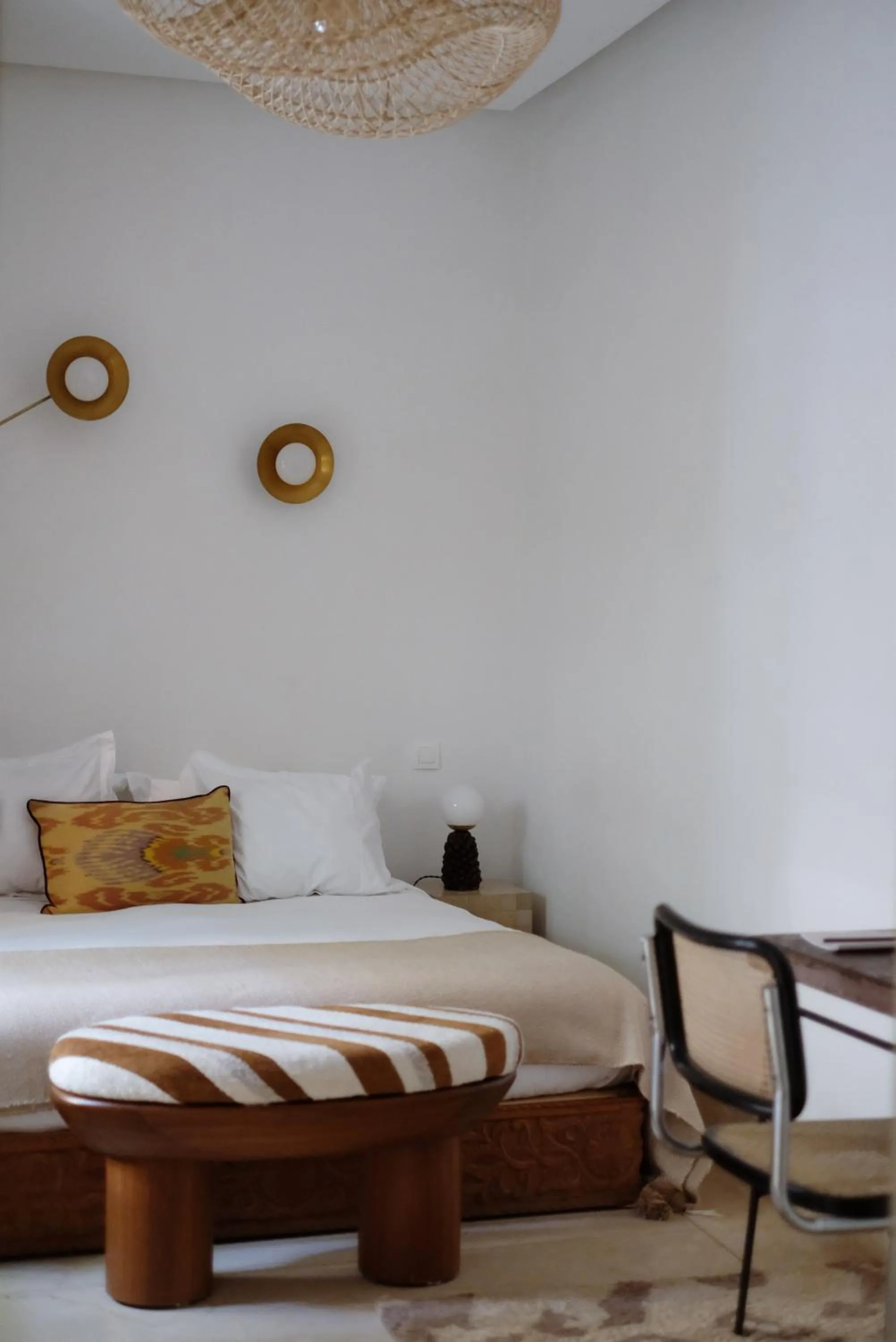 Bed in Riad L'Atelier