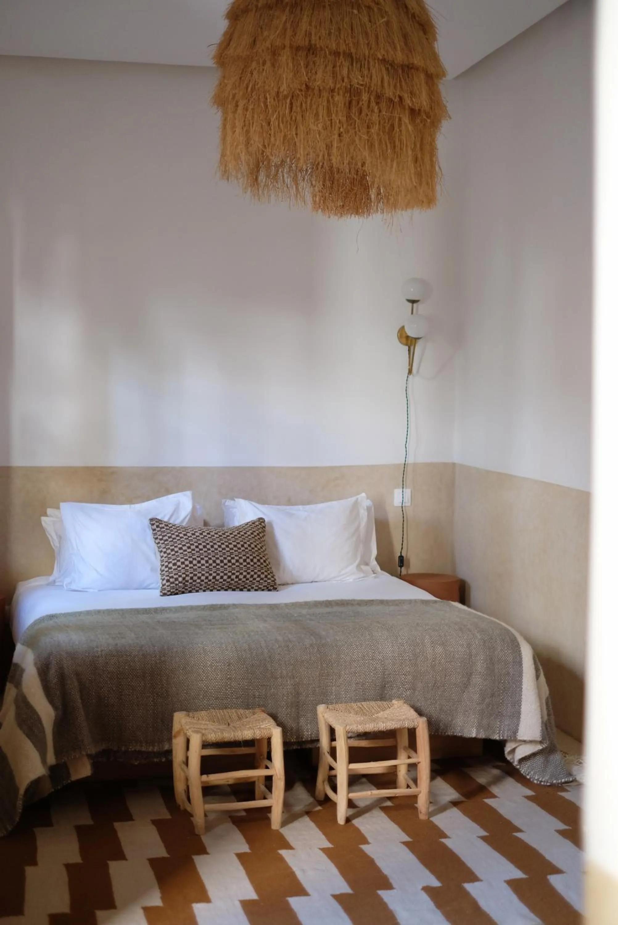 Bed in Riad L'Atelier