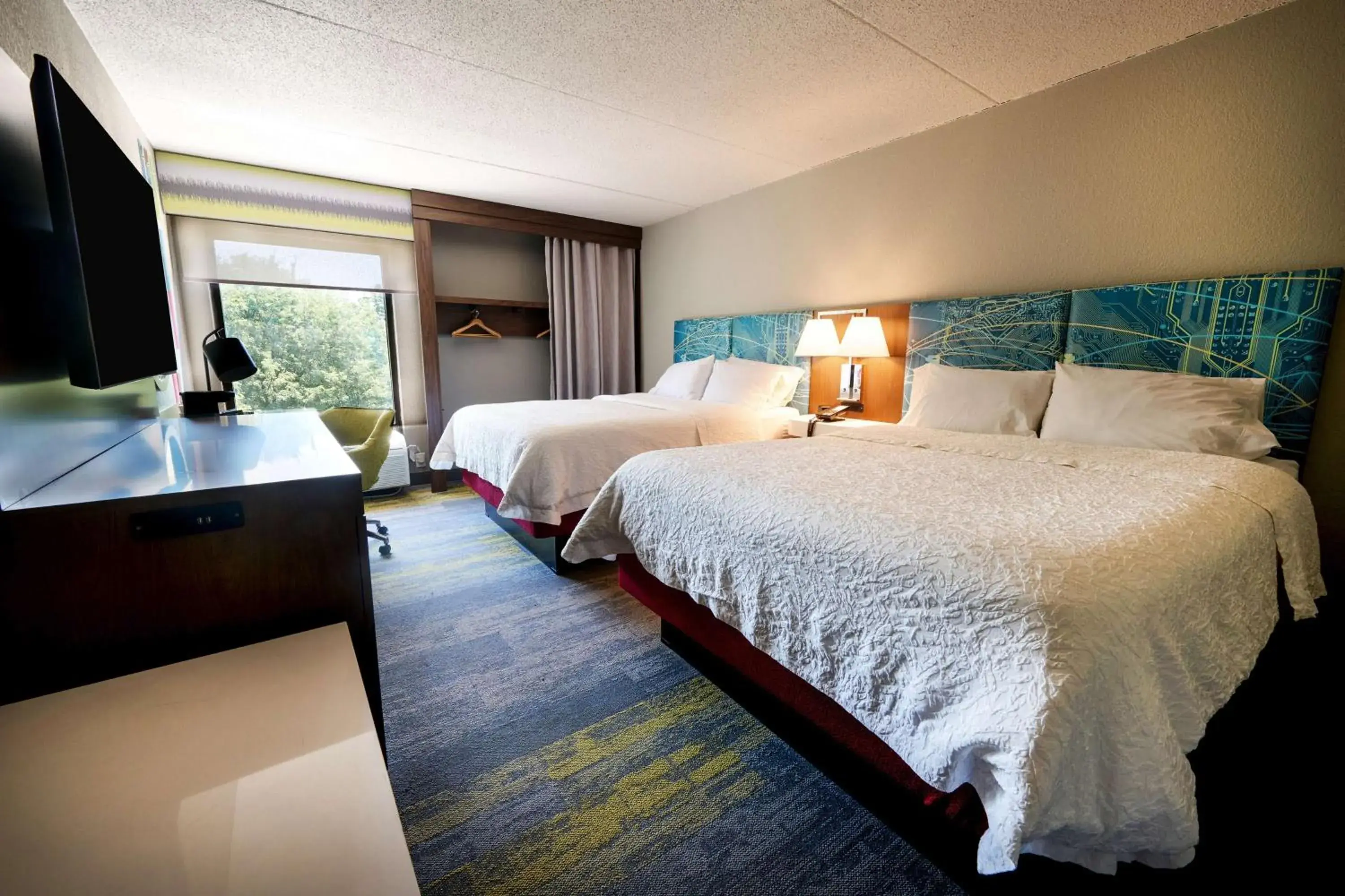 Bed in Hampton Inn Flemington Bed in Hampton Inn Flemington