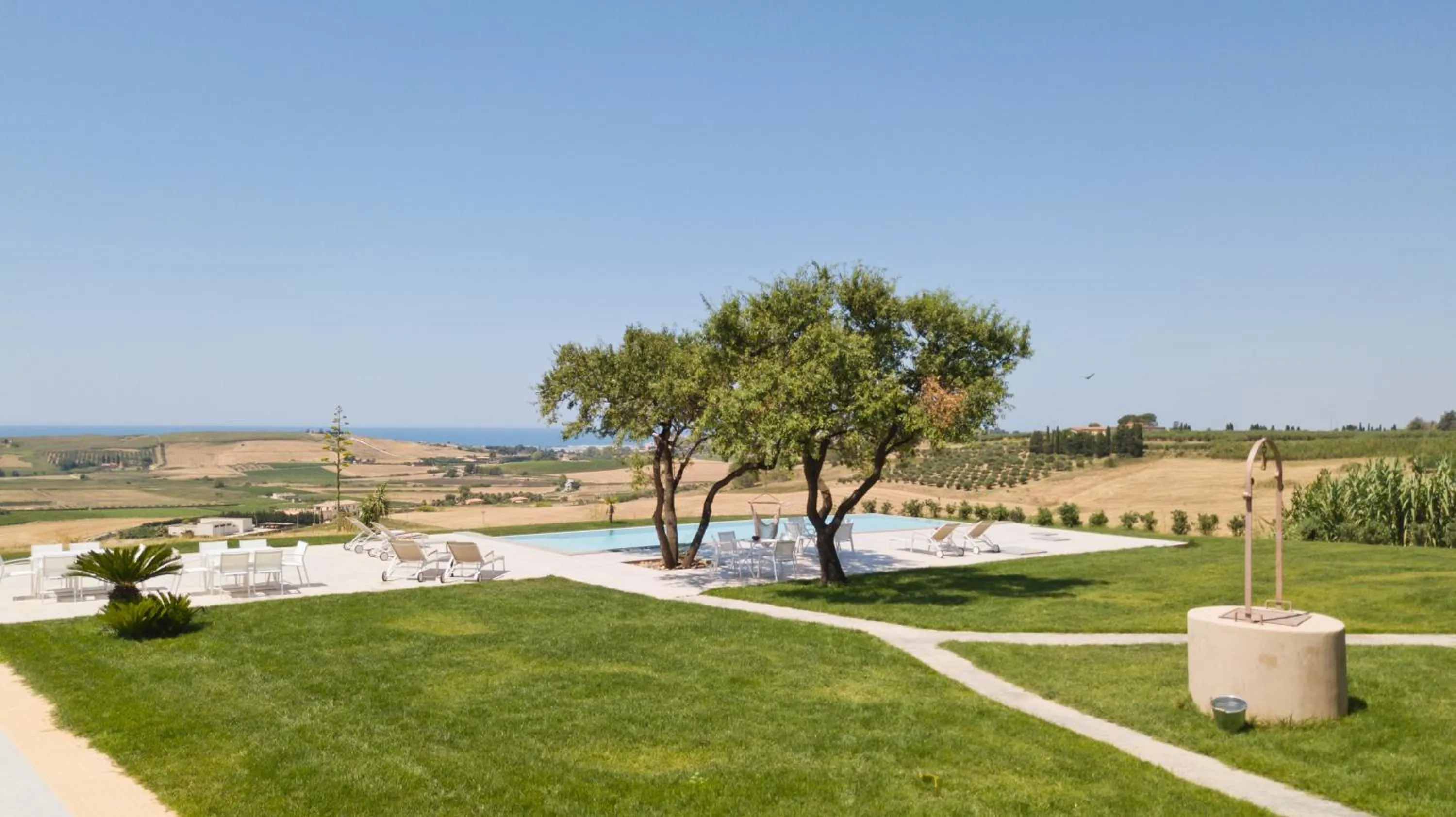 Swimming pool in Torre Bonera. Green Resort