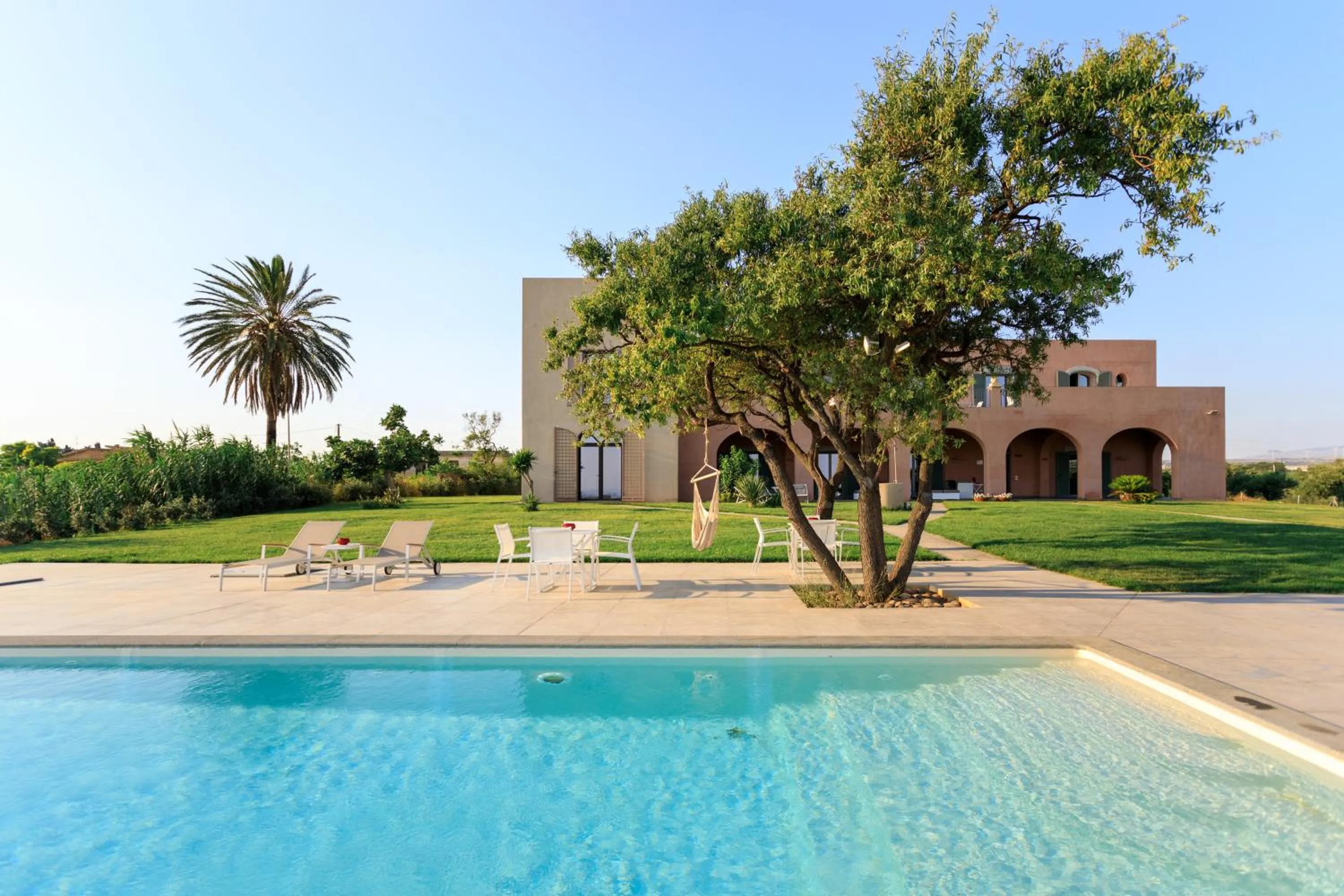 Facade/entrance in Torre Bonera. Green Resort