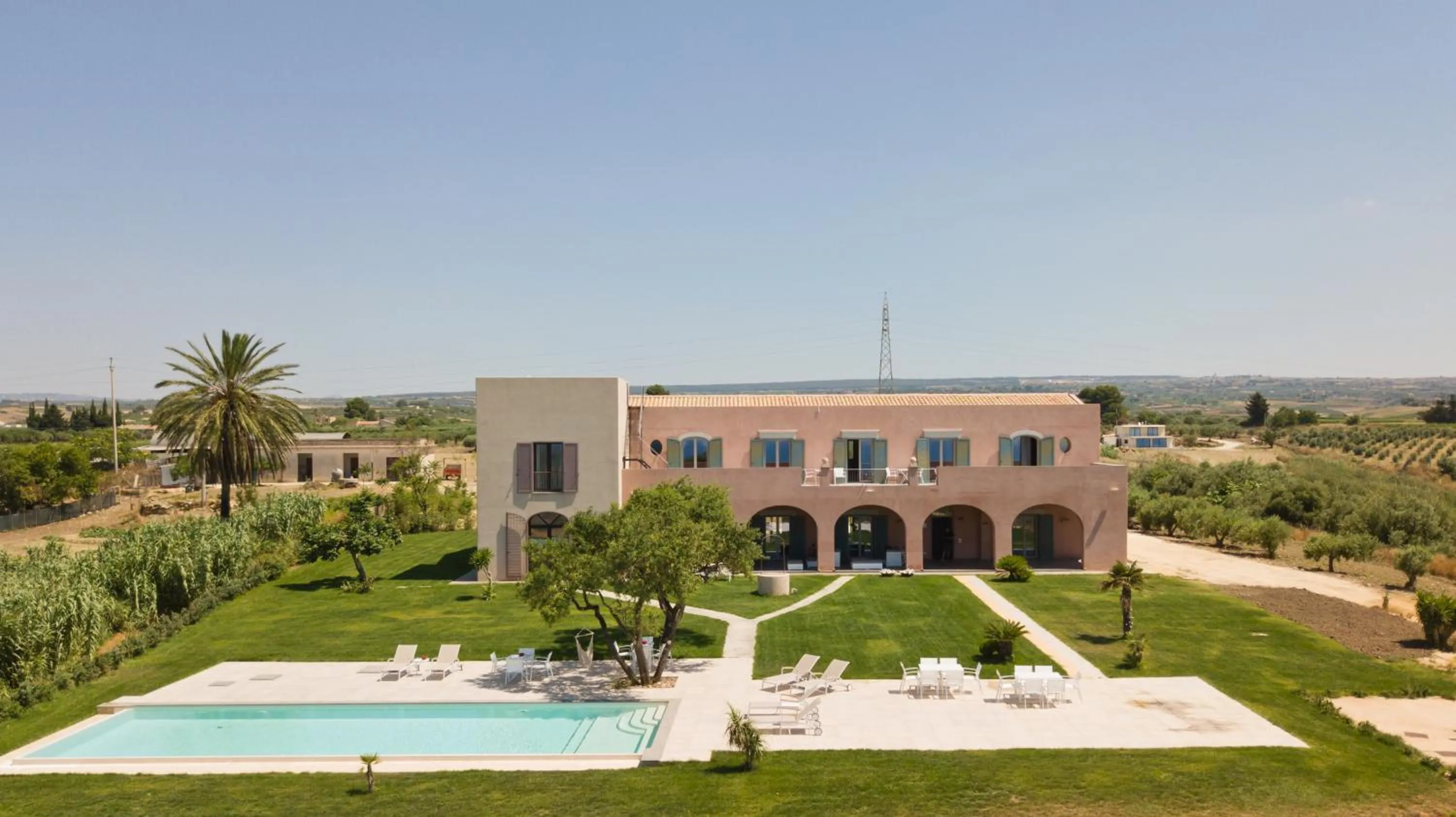 Bird's eye view in Torre Bonera. Green Resort