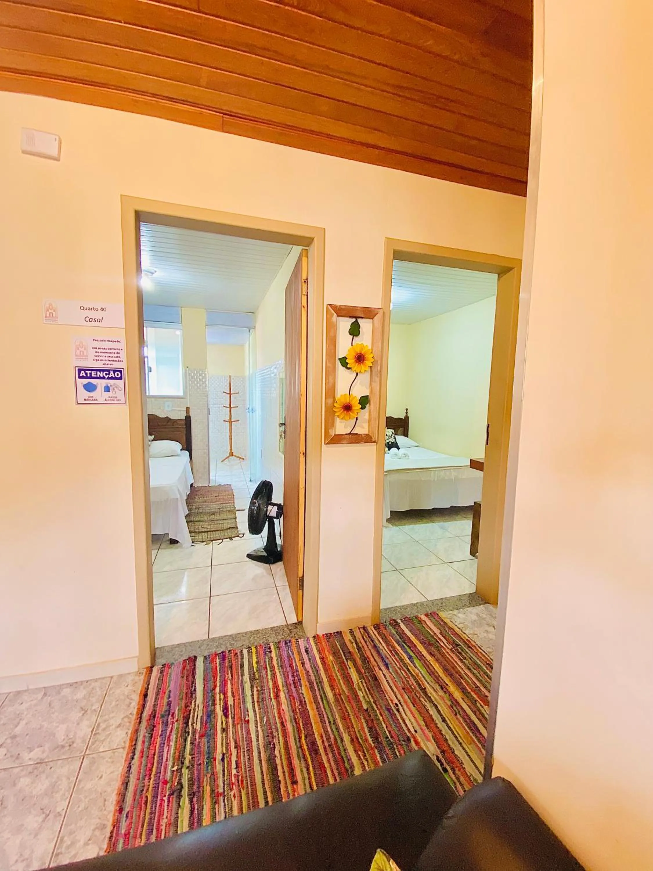 Seating area in Hospedaria Vila Rica - 1 km do centro histórico