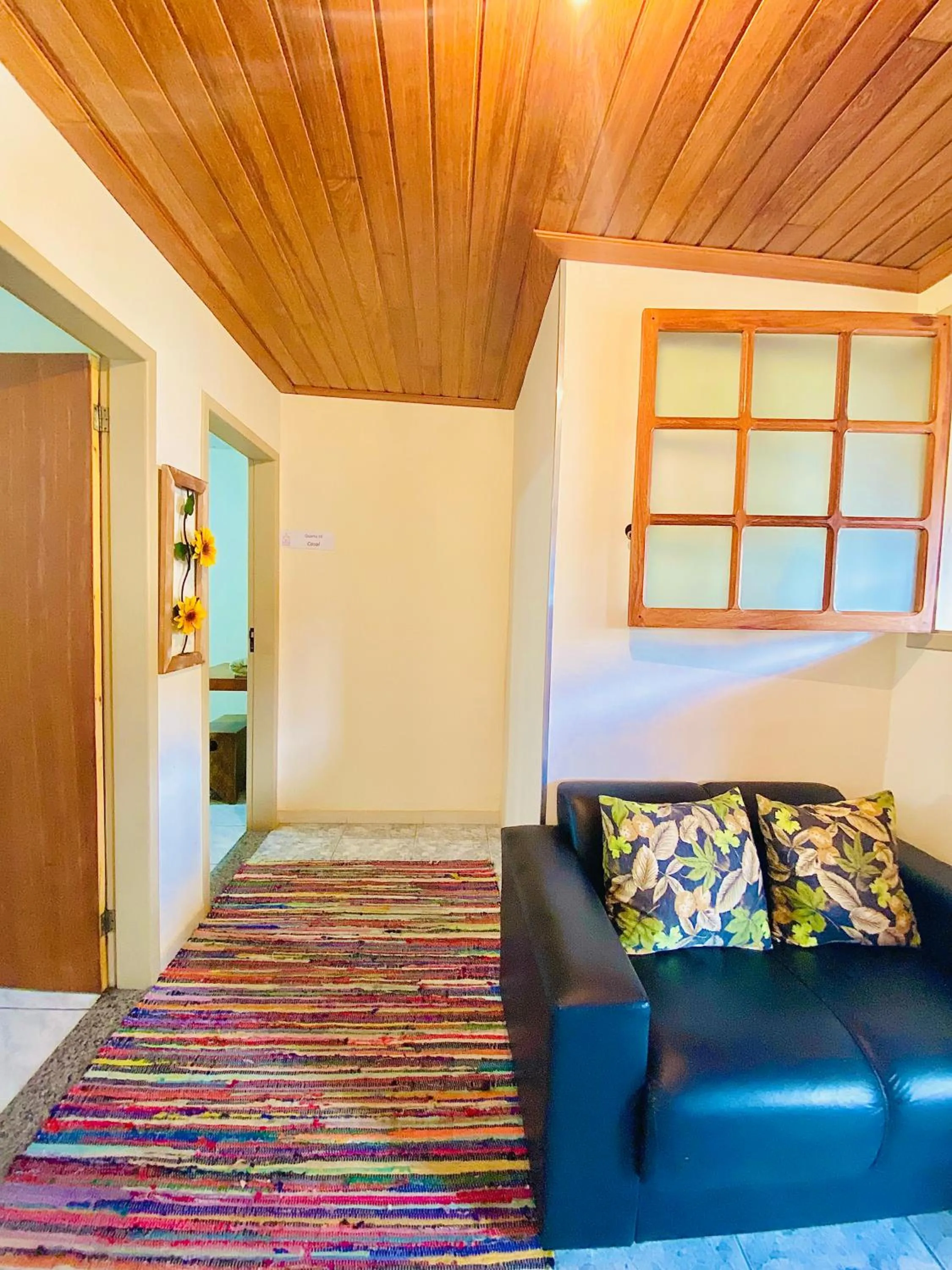 Seating area in Hospedaria Vila Rica - 1 km do centro histórico