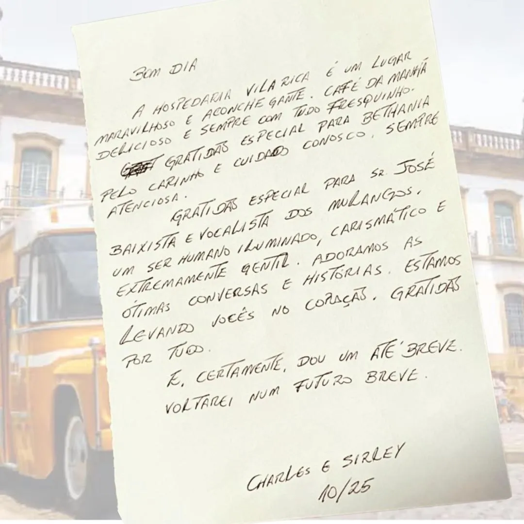 Hospedaria Vila Rica - Pousada a 1 km do Centro Histórico