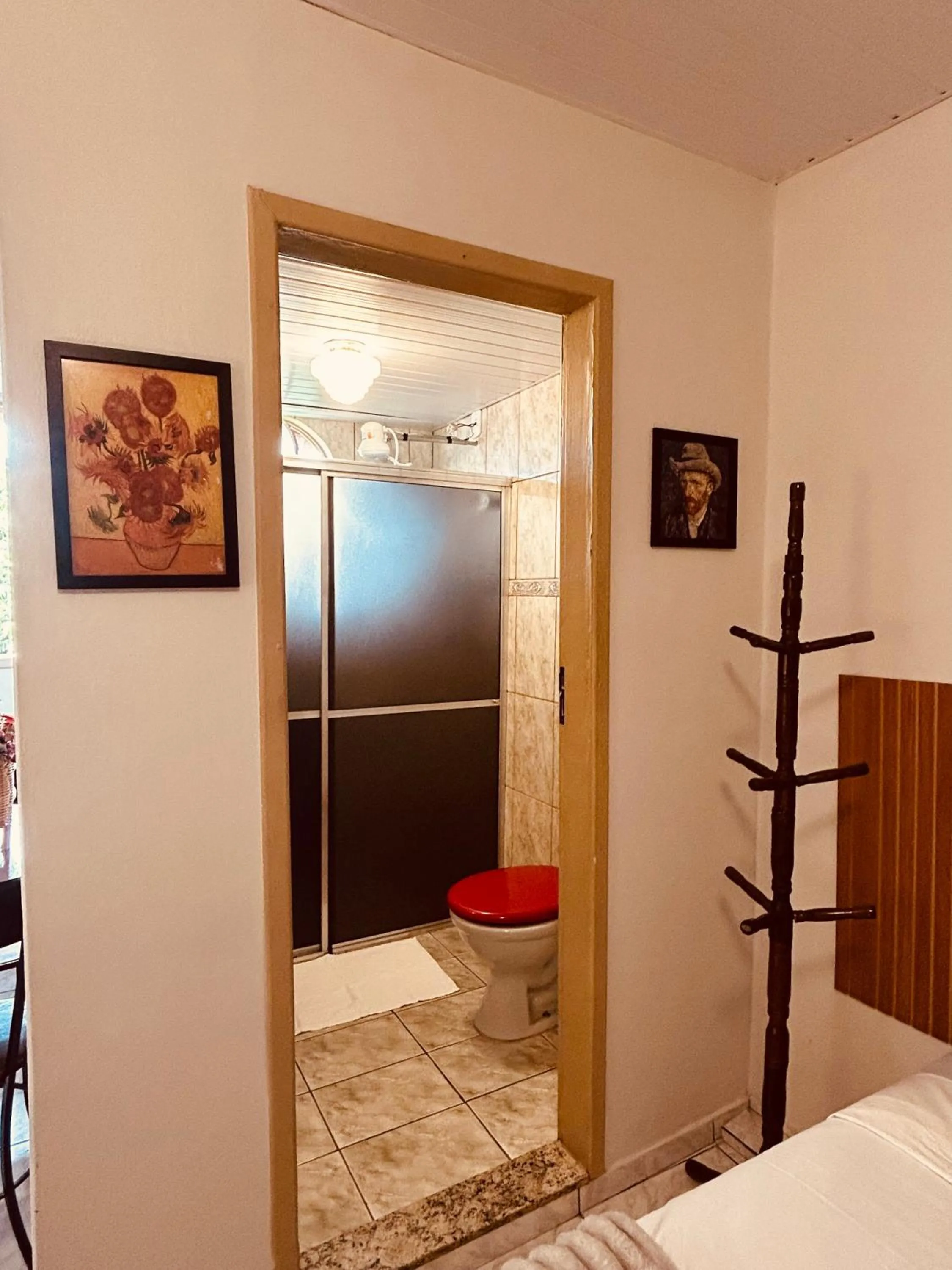 Bed in Hospedaria Vila Rica - Pousada a 1 km do Centro Histórico