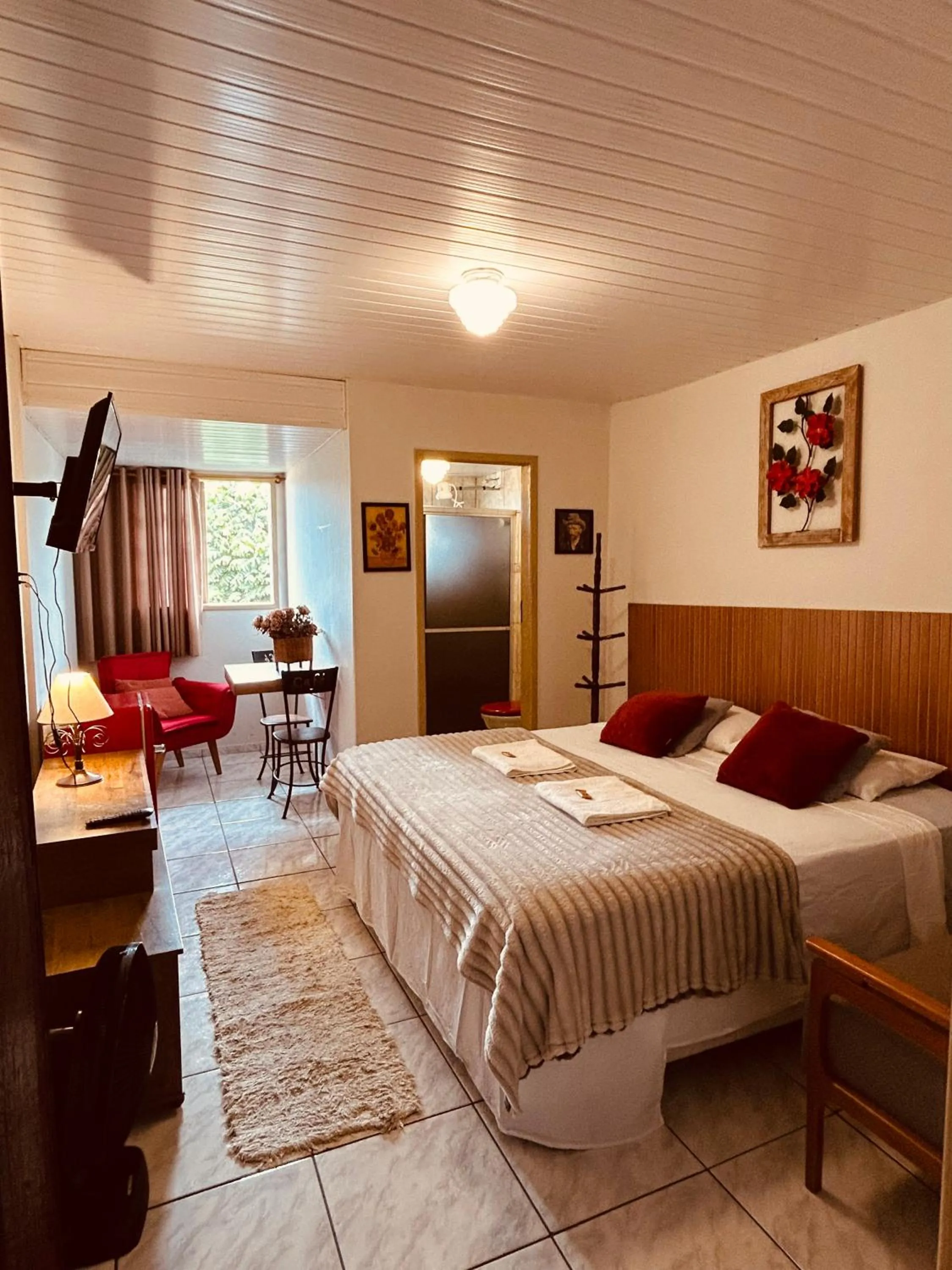 Bed in Hospedaria Vila Rica - Pousada a 1 km do Centro Histórico