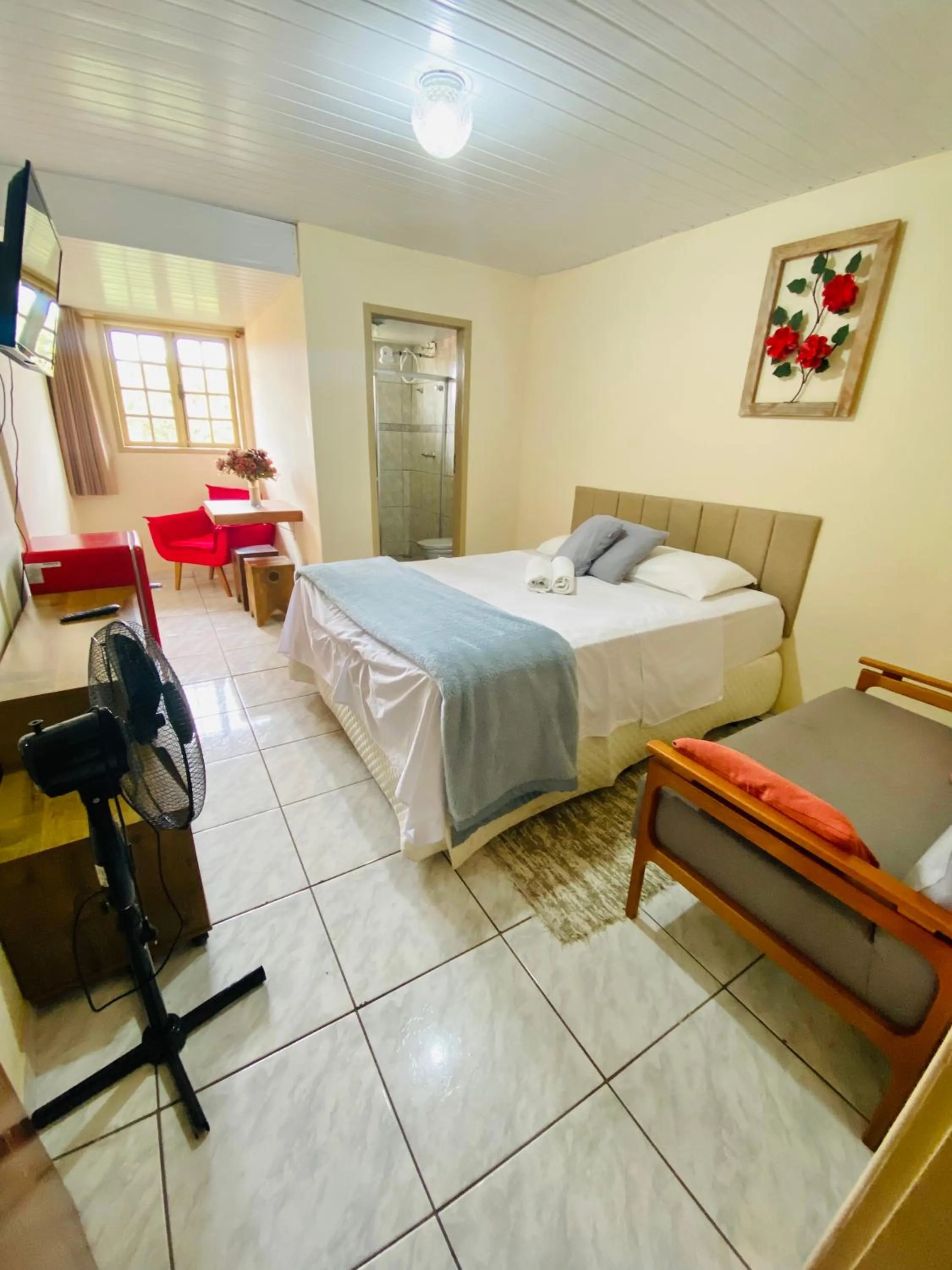 Photo of the whole room, Bed in Hospedaria Vila Rica - 1 km do centro histórico