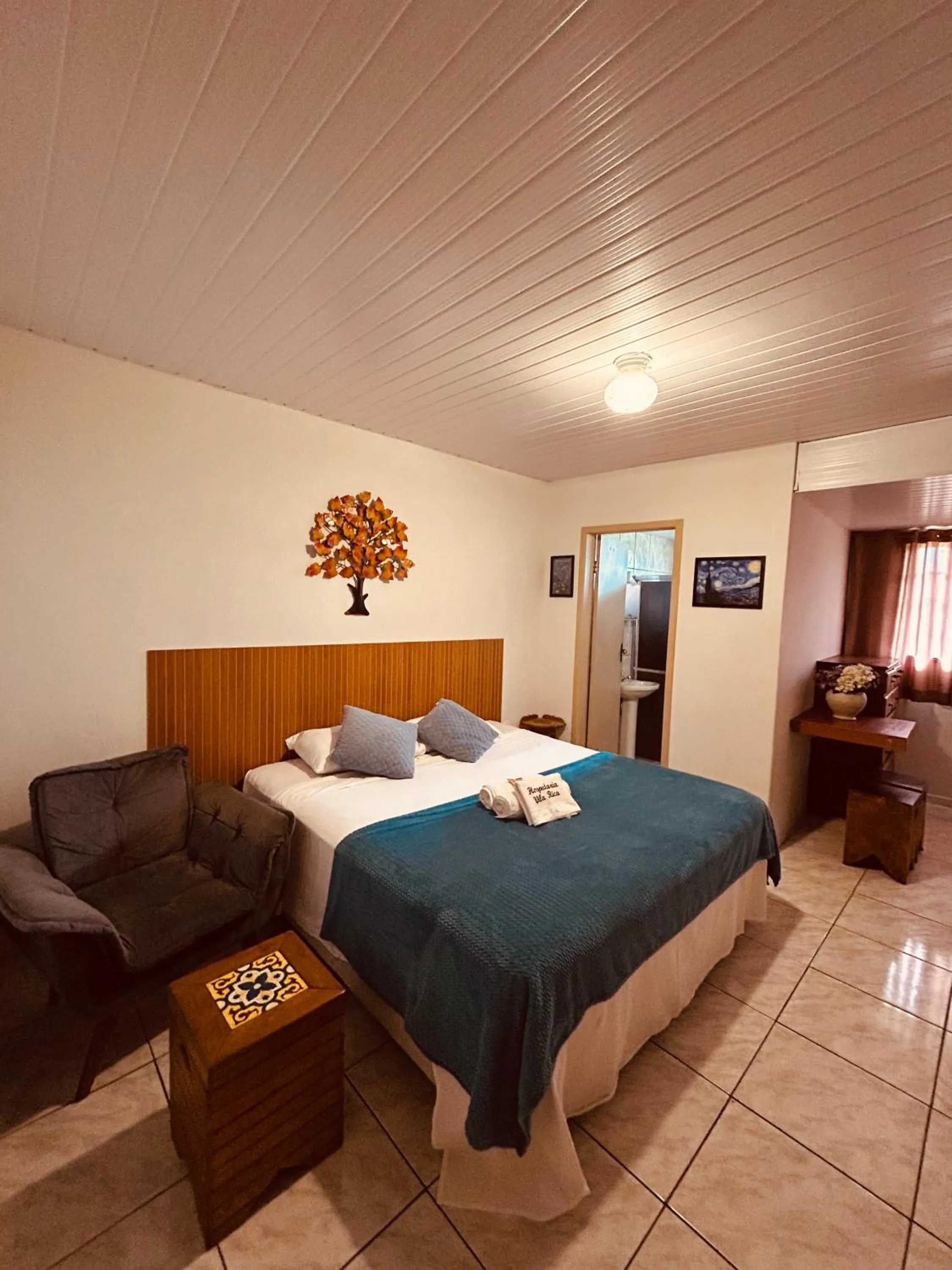 Bed in Hospedaria Vila Rica - Pousada a 1 km do Centro Histórico