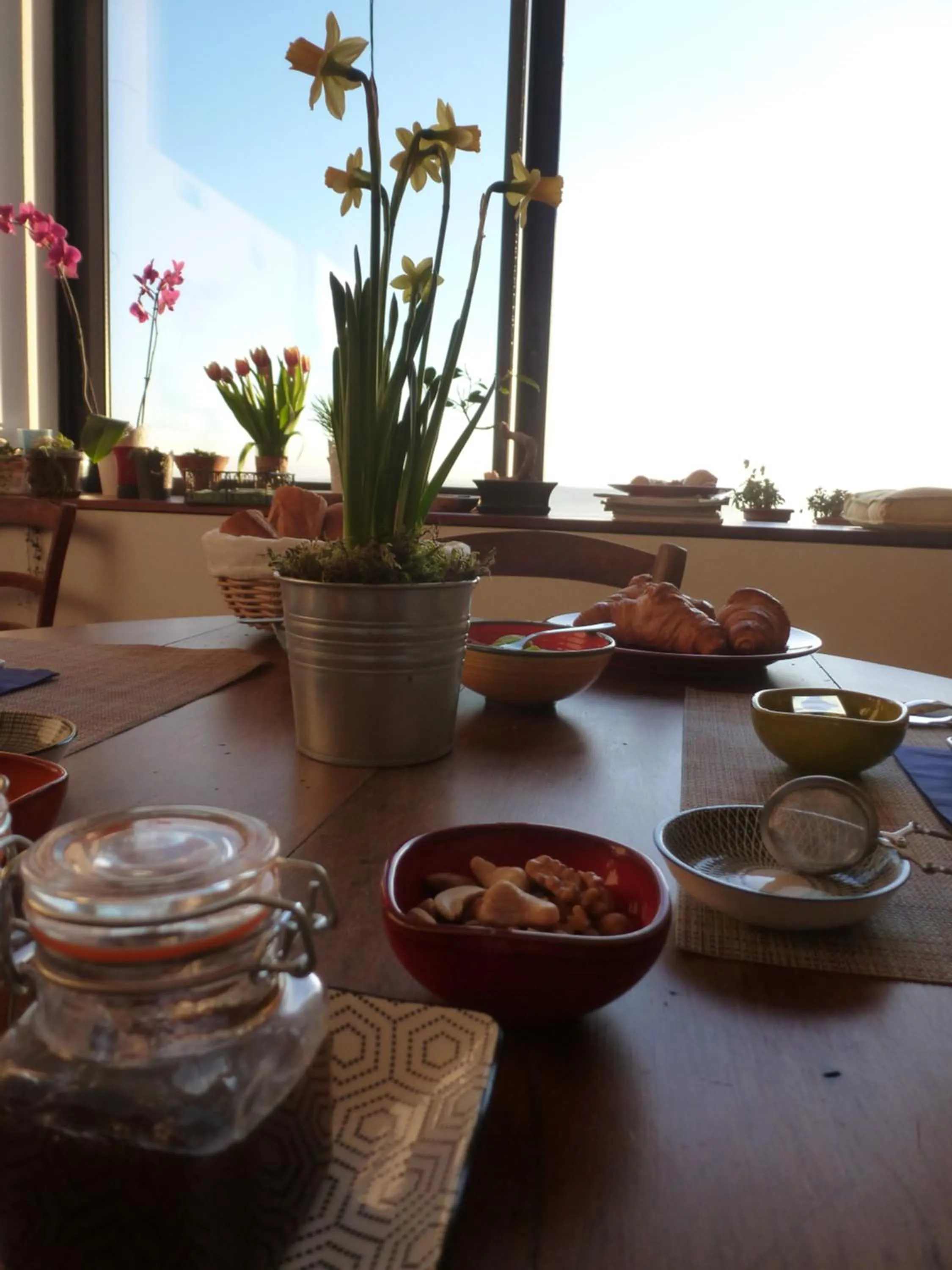 Breakfast in le rocher de Sampzon