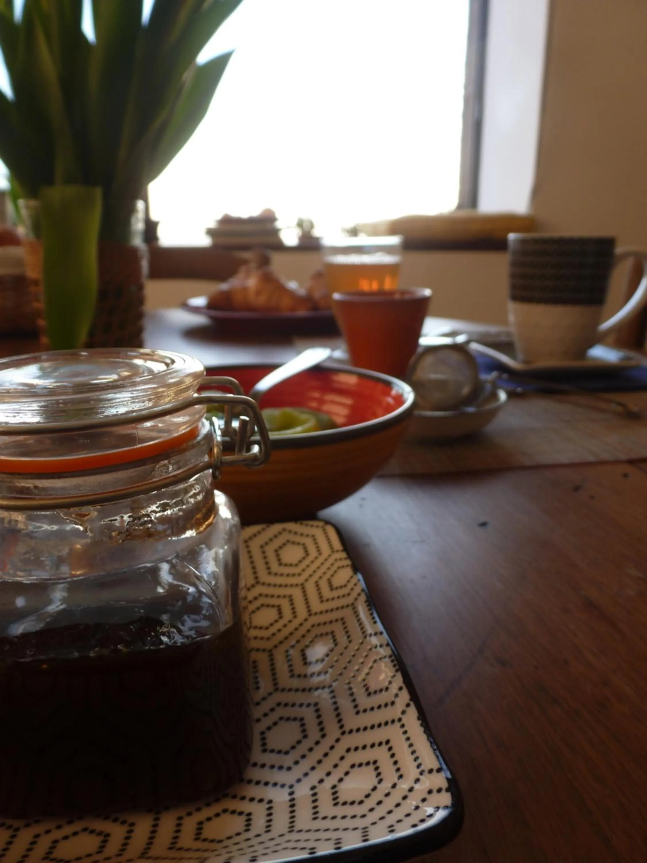 Breakfast in le rocher de Sampzon