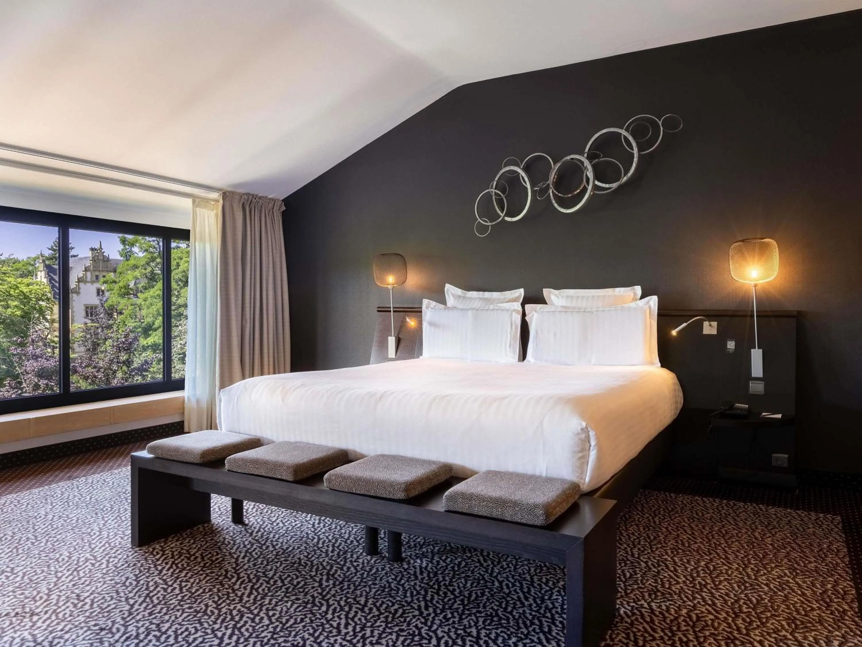 Bedroom, Bed in La Citadelle Hotel Metz - MGallery Collection