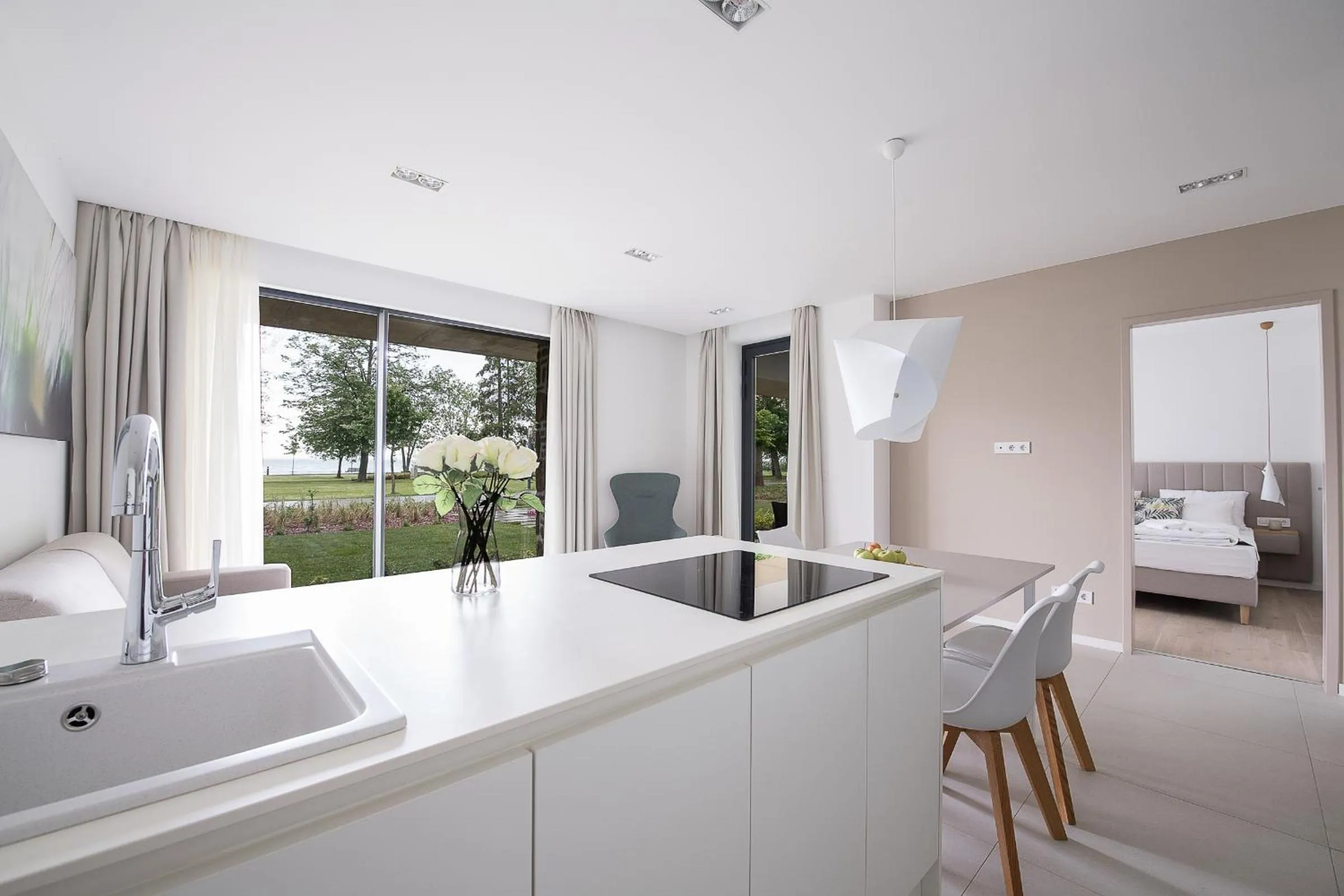 Coffee/tea facilities, Bed in Oliver Lux