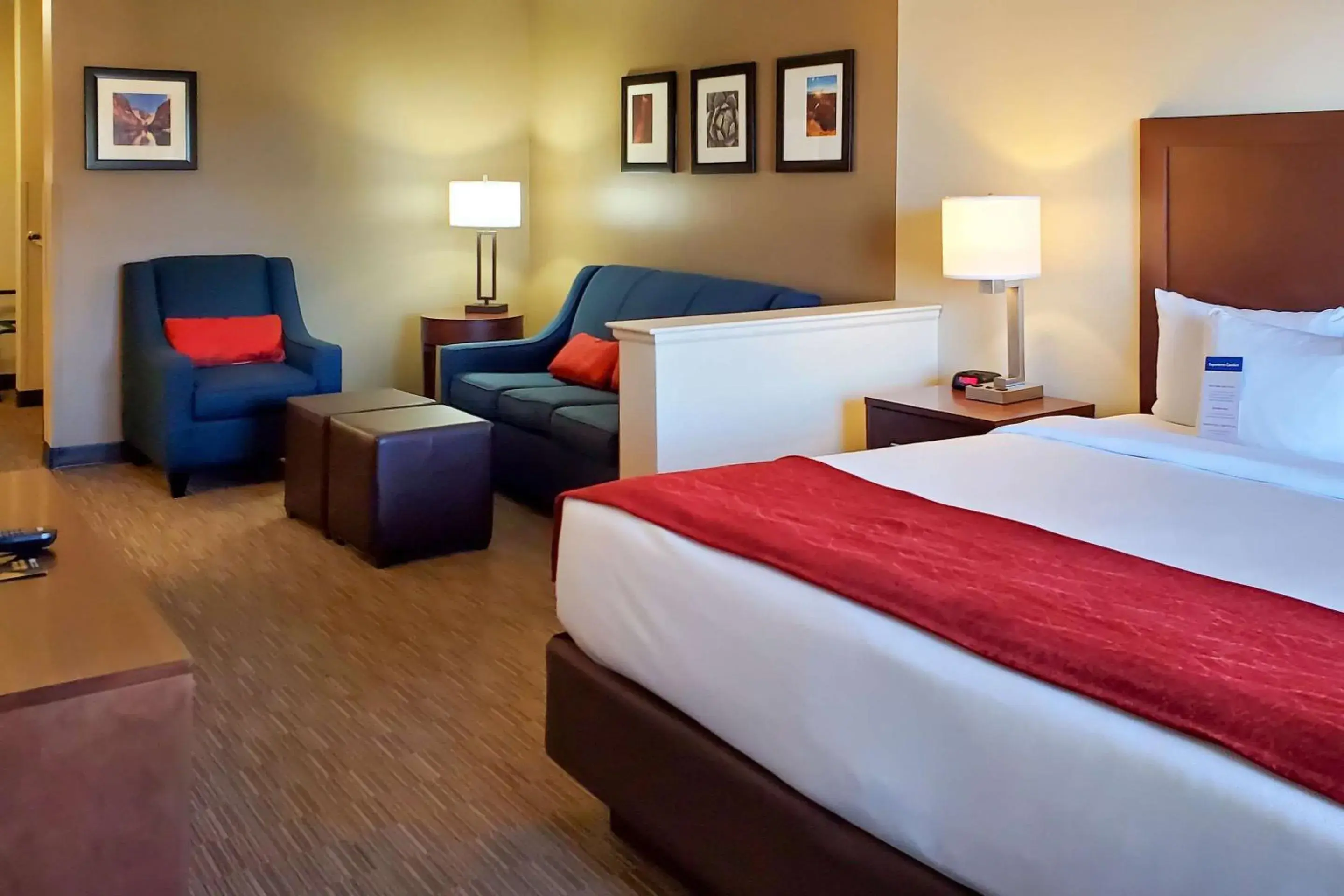 Photo of the whole room in Comfort Inn & Suites Tempe Phoenix Sky Harbor Airport