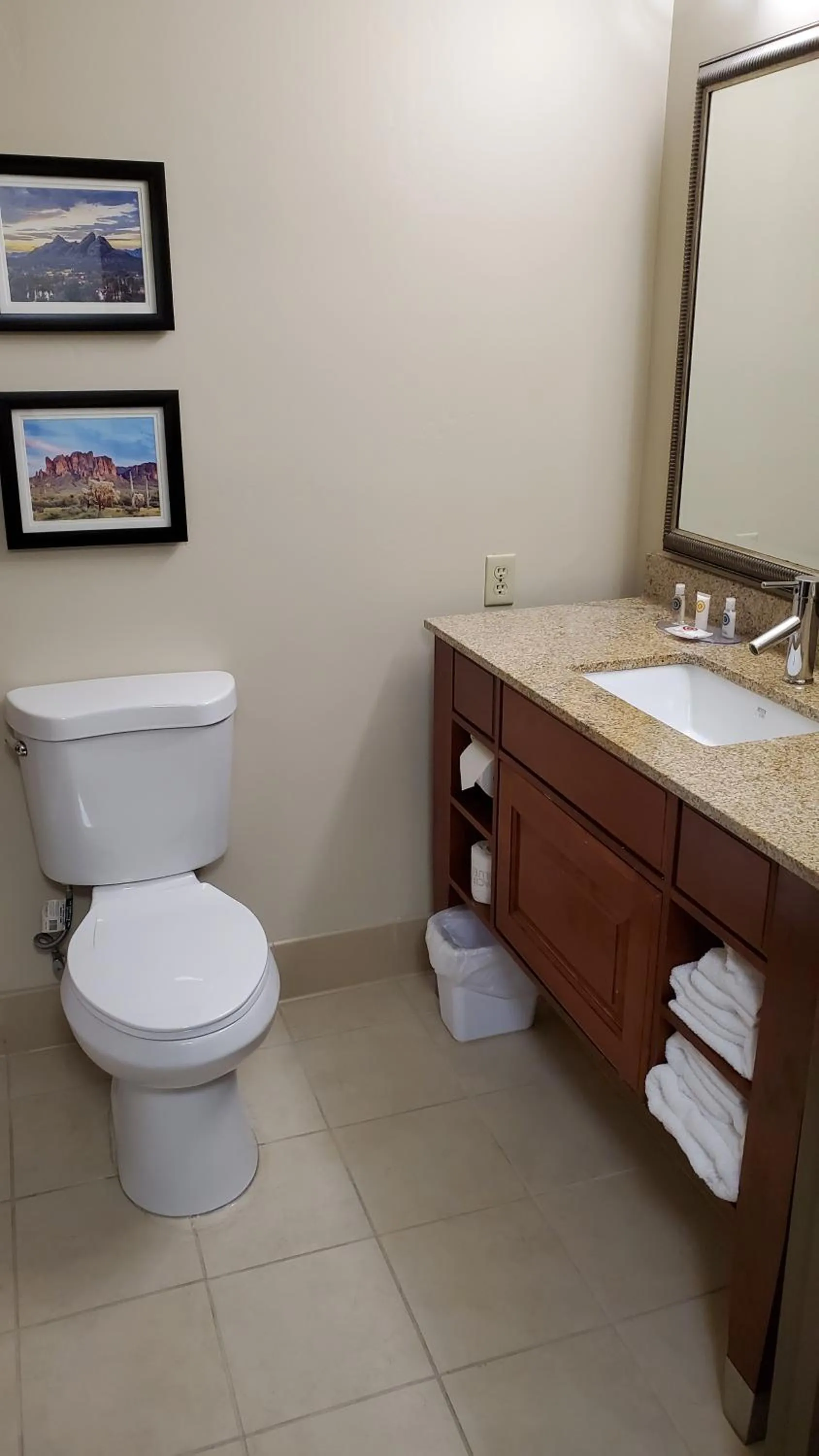 Toilet in Comfort Inn & Suites Tempe Phoenix Sky Harbor Airport