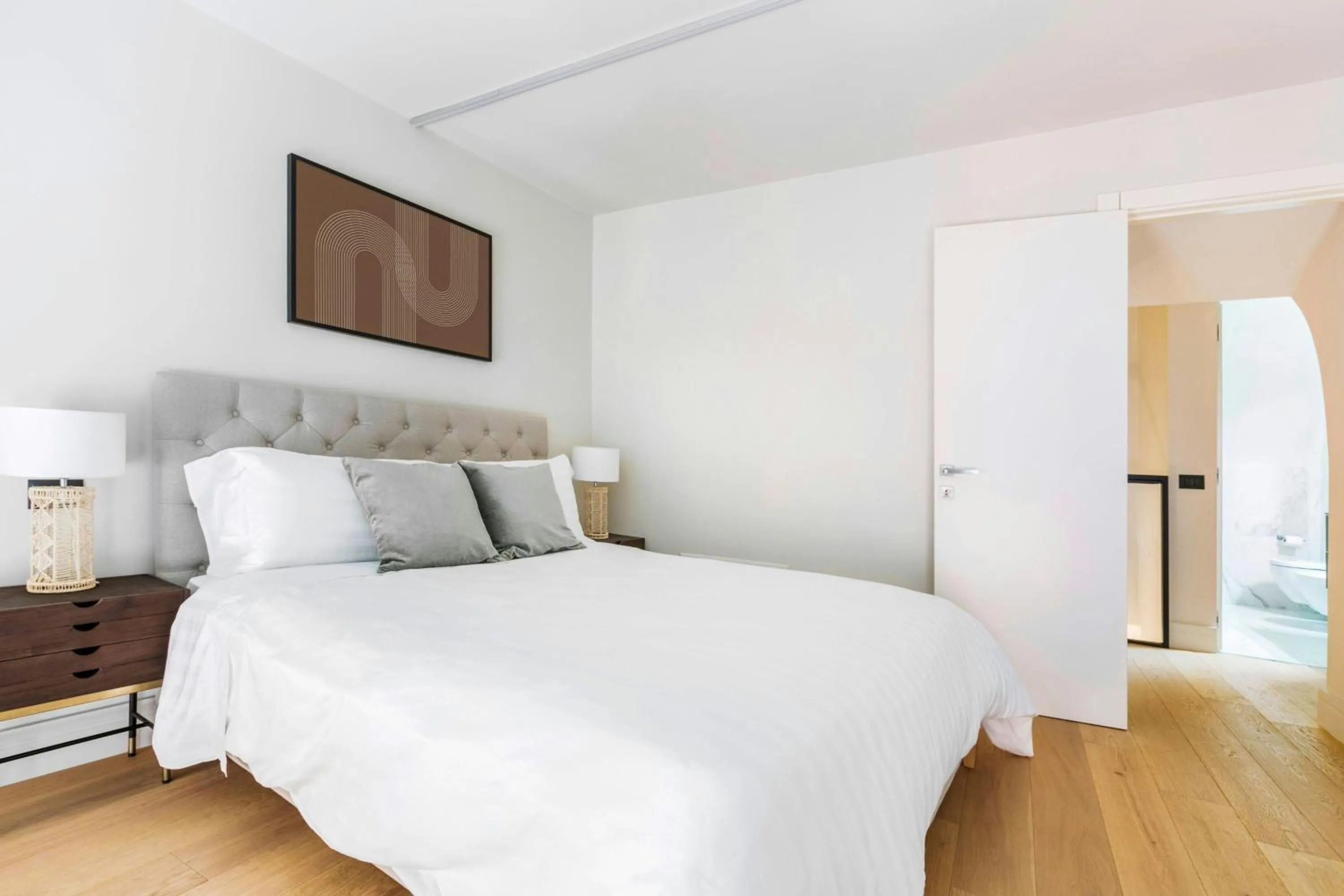 Bedroom, Bed in Sonder by Marriott Bonvoy Trastevere Apartments Piazza Trilussa