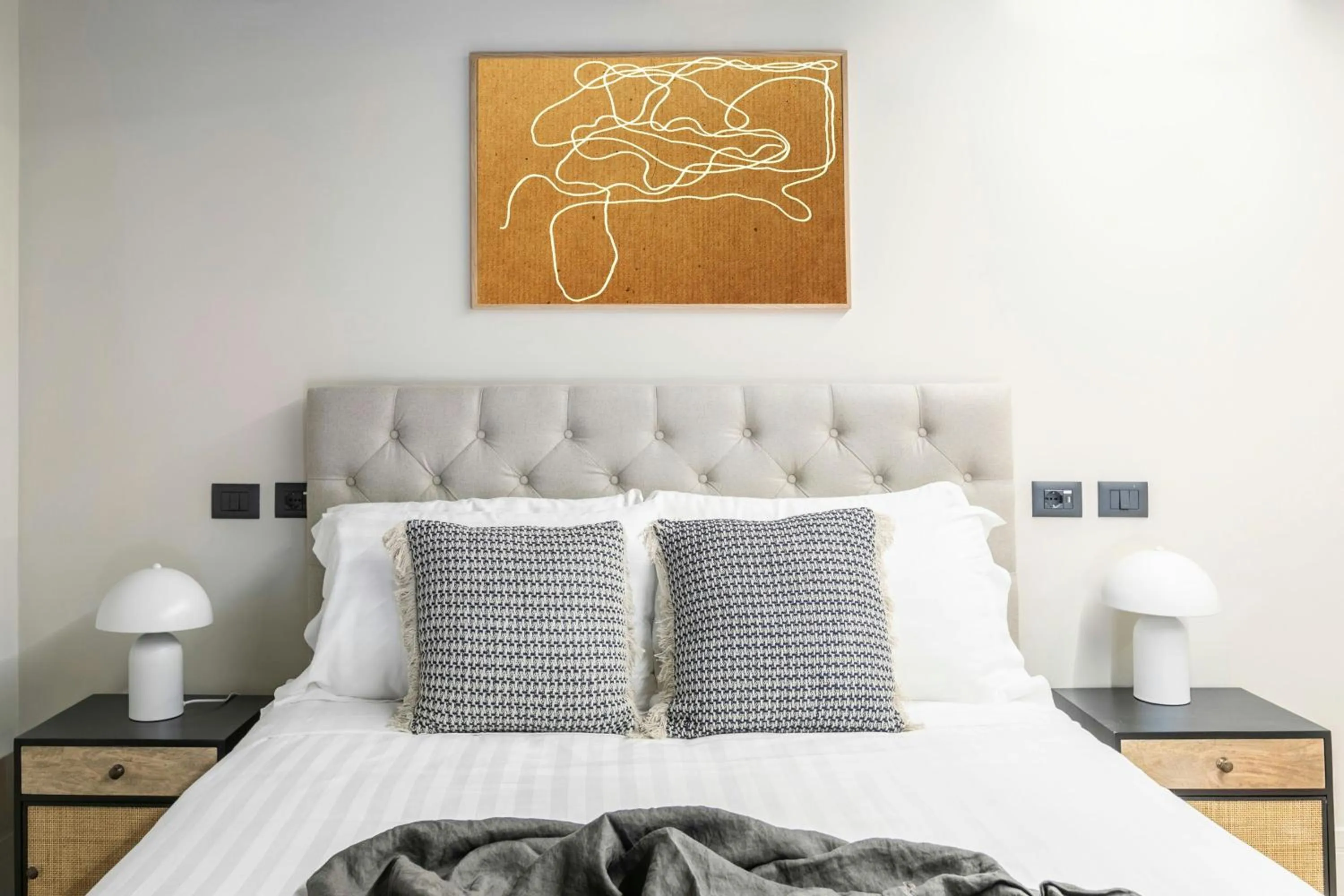 Bedroom, Bed in Sonder by Marriott Bonvoy Trastevere Apartments Piazza Trilussa