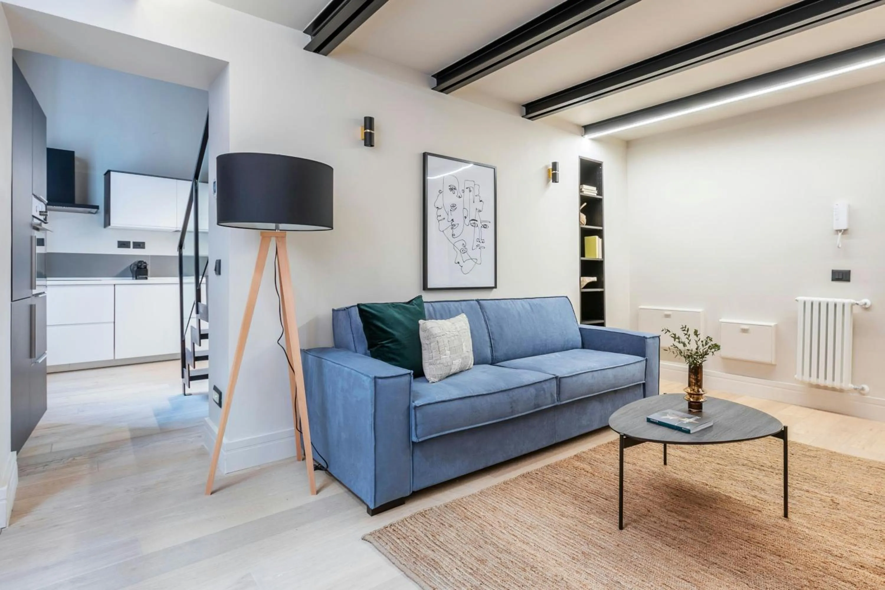 Living room in Sonder by Marriott Bonvoy Trastevere Apartments Piazza Trilussa