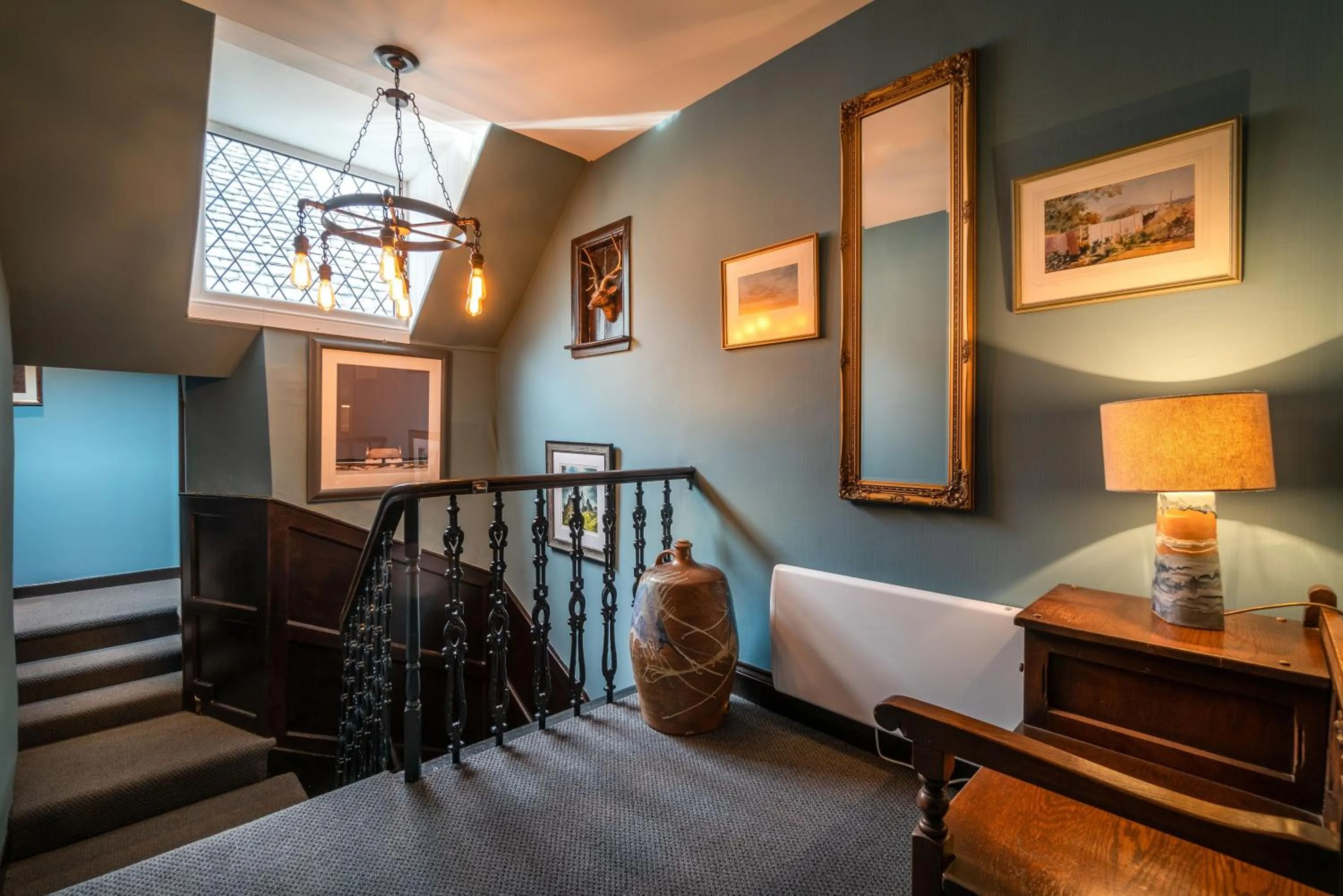 Seating area in Edinbane Lodge