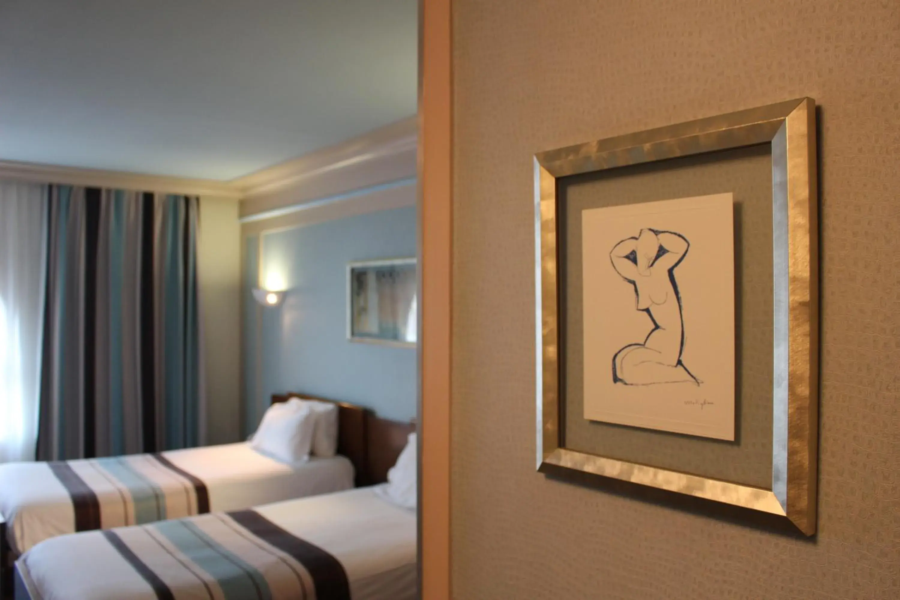 Property building, Bed in Hotel Art Deco Euralille Property building, Bed in Hotel Art Deco Euralille