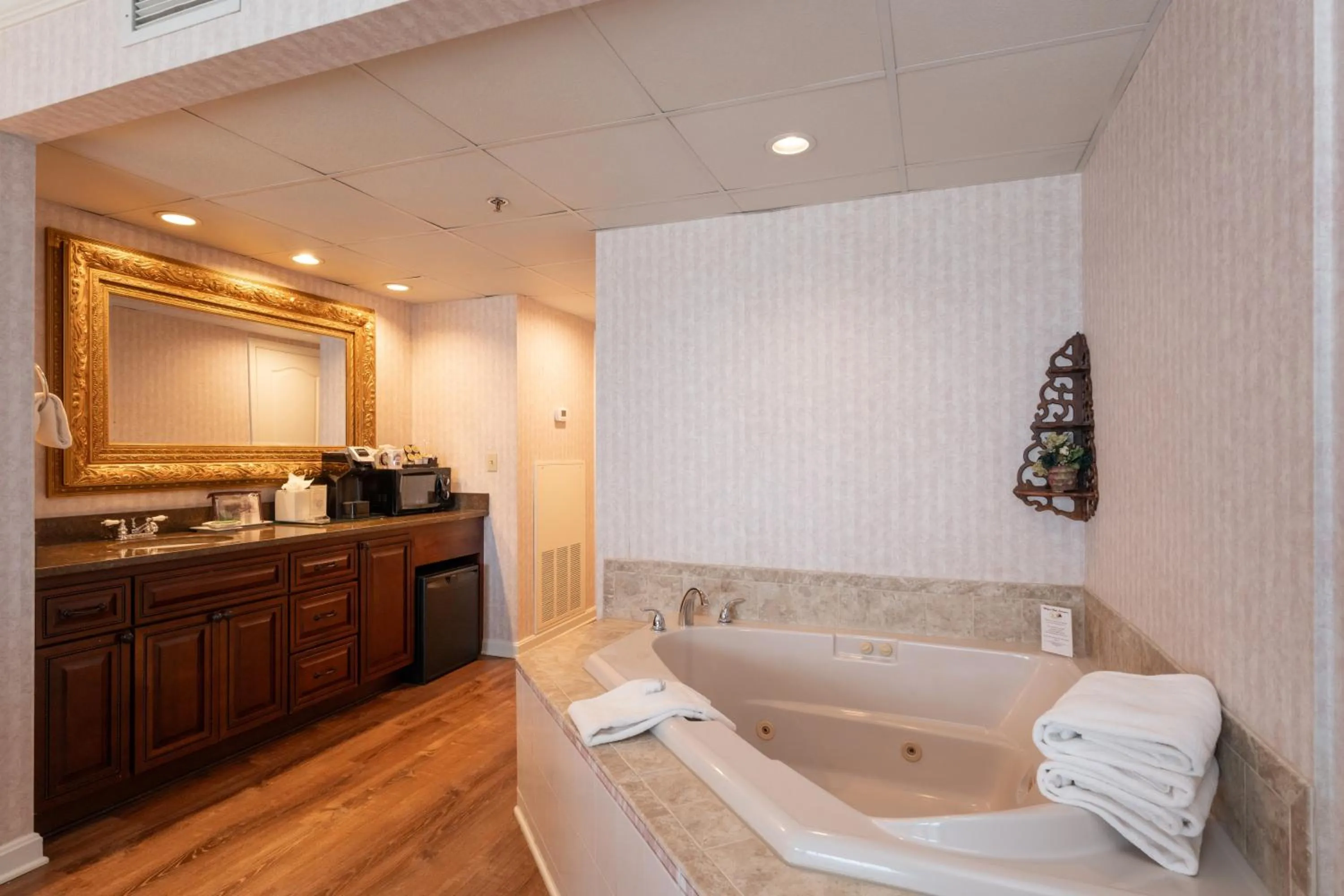 Bathroom in Boardwalk Plaza Hotel