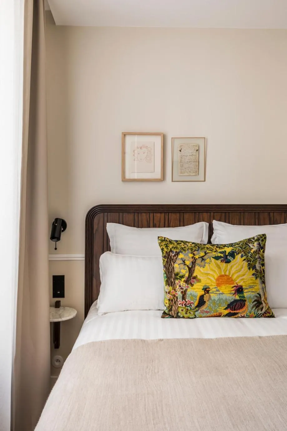 Bed in Hôtel Chamar