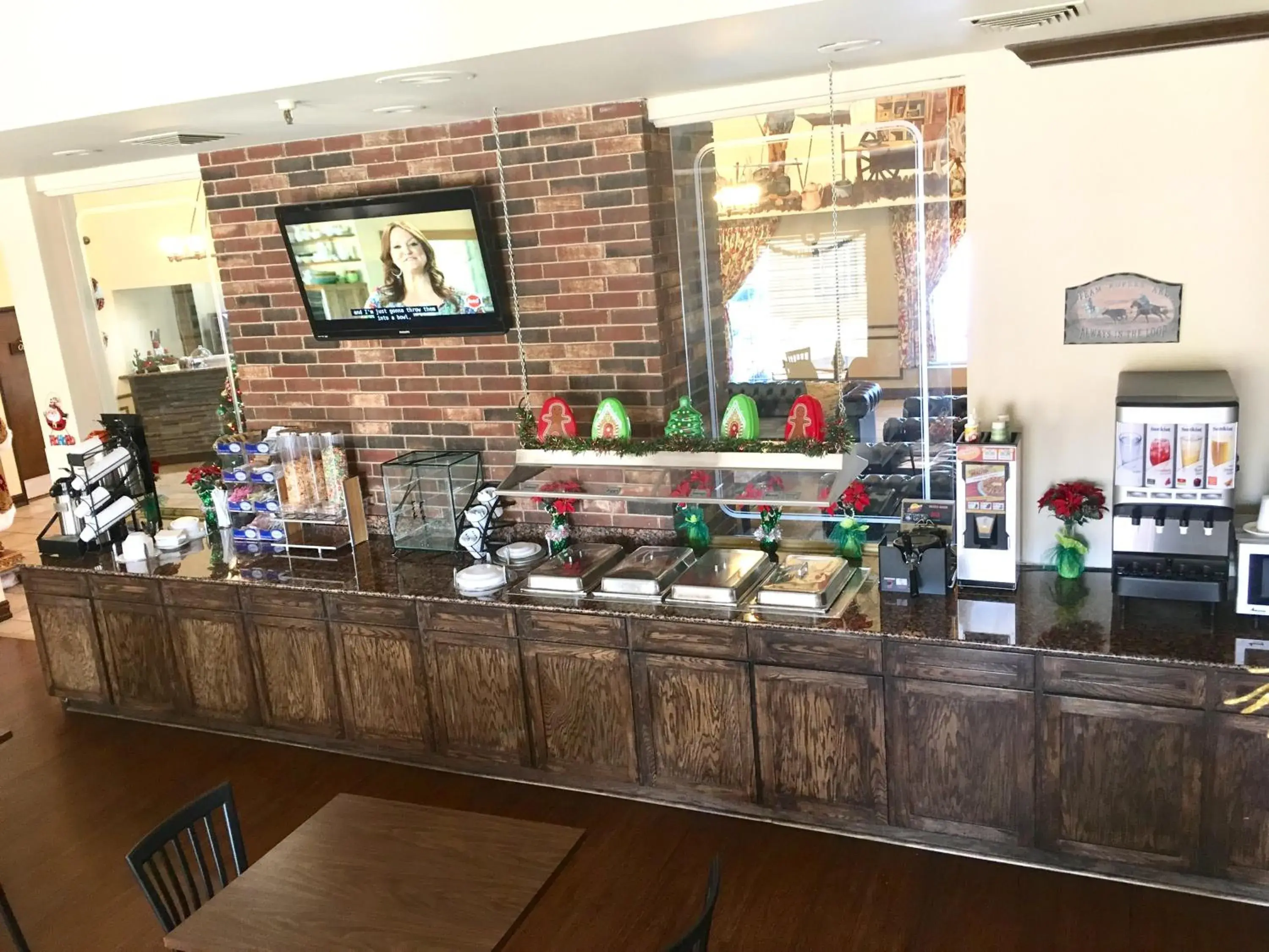 Buffet breakfast in Territorial Inn Guthrie Oklahoma Buffet breakfast in Territorial Inn Guthrie Oklahoma