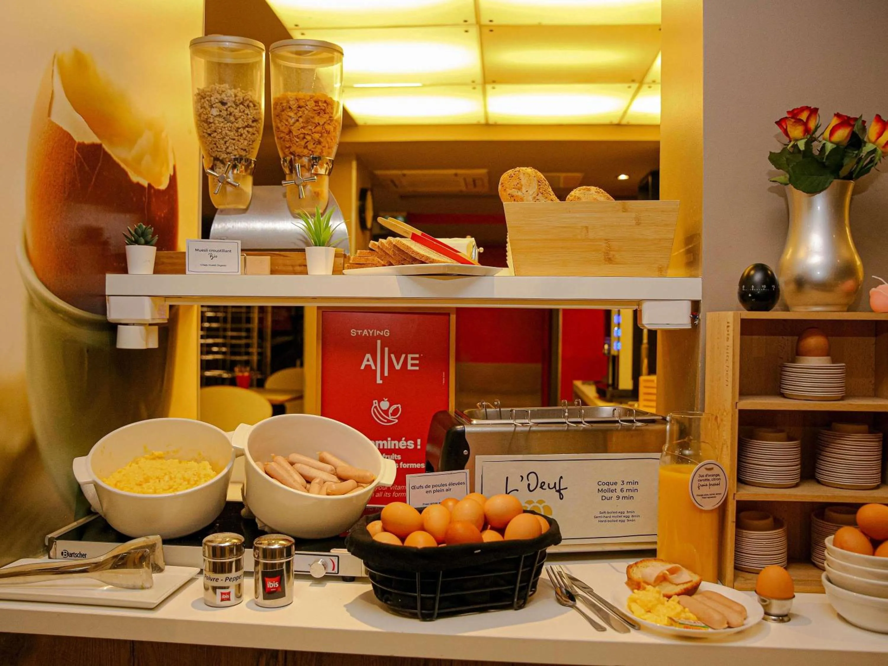 Breakfast in ibis Clichy Centre Mairie