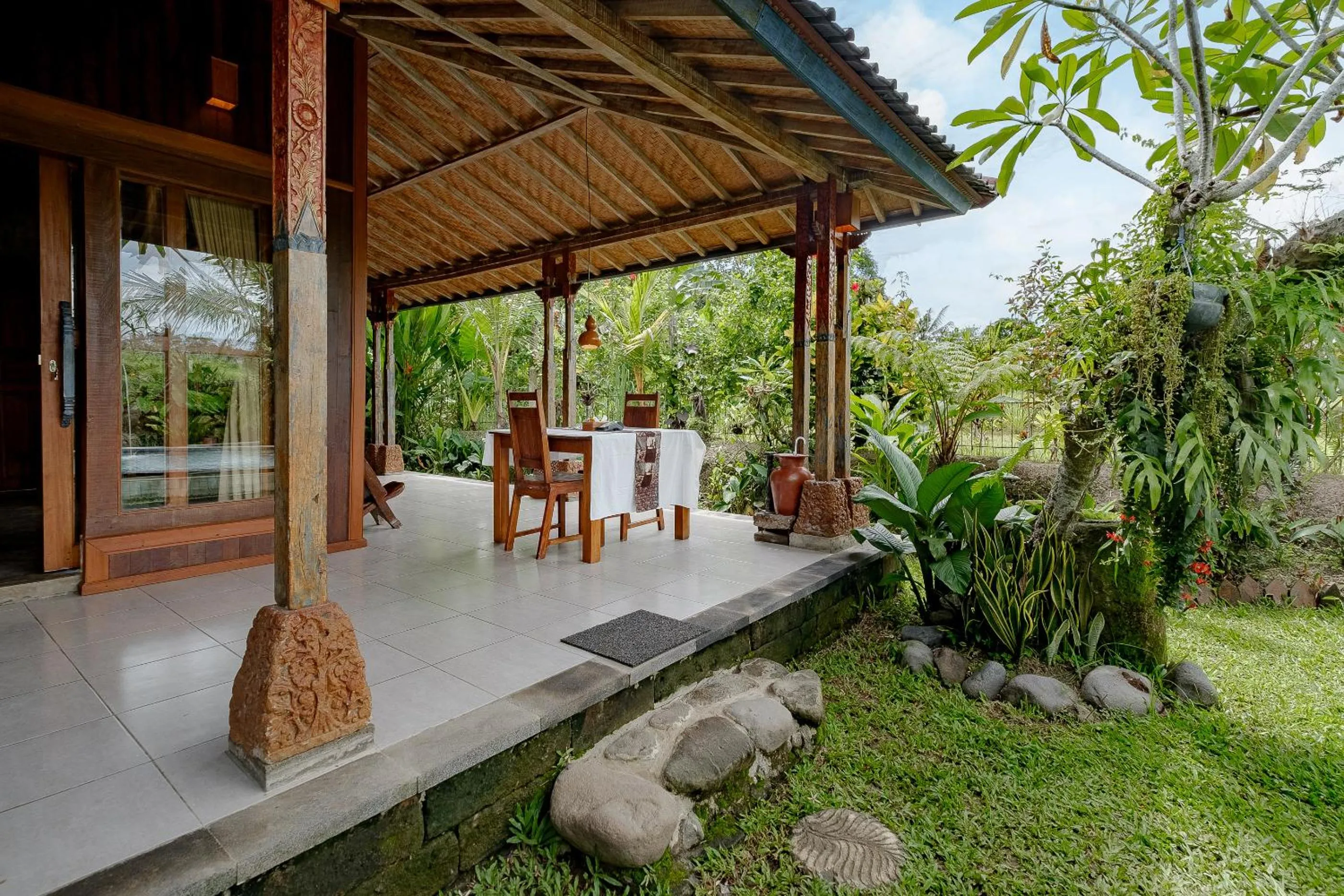Balcony/Terrace in Moringa Ubud Villa